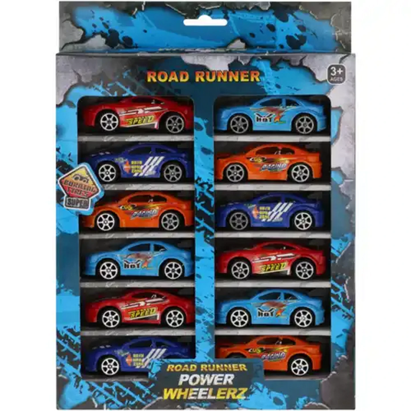 Image of Road Runner Power Wheelerz Car Set 12-Pack
