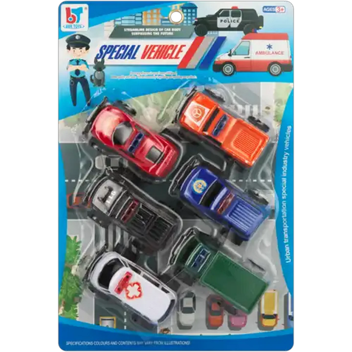 Image of City Car Set 6 Piece