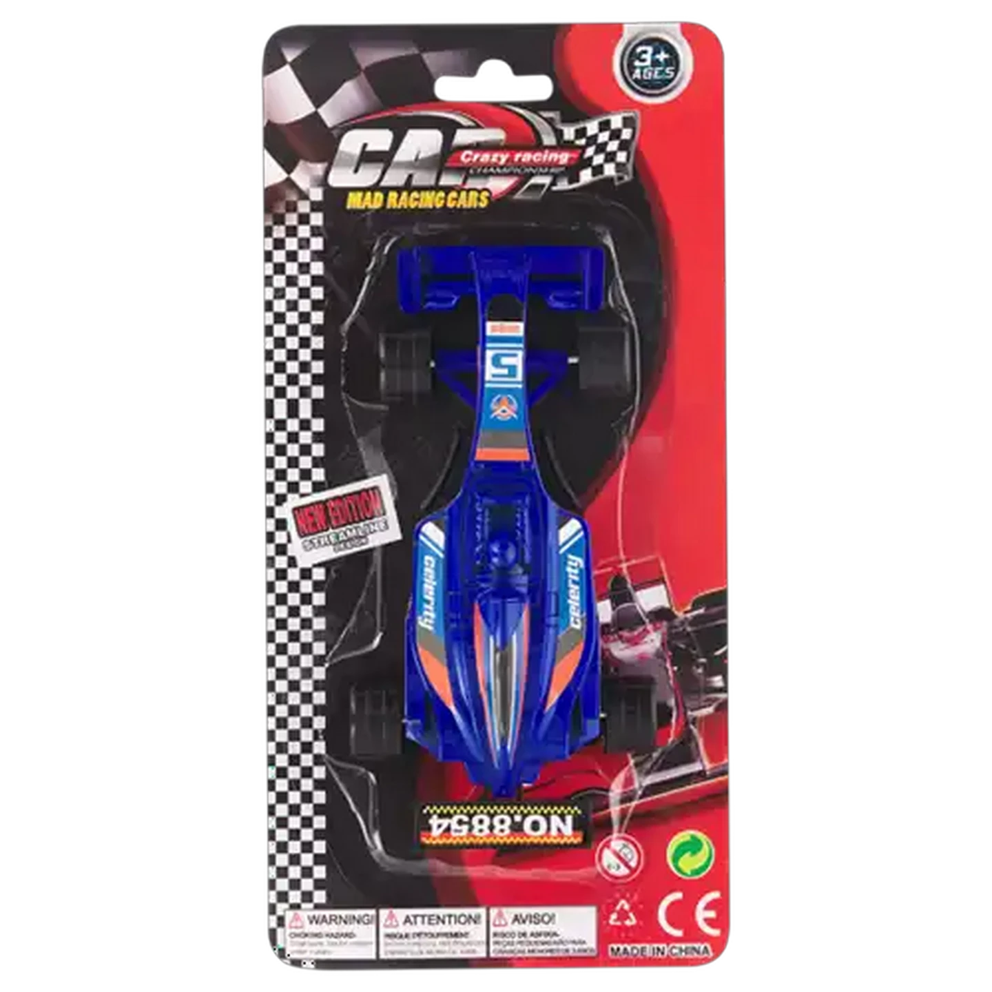 Image of Mad Racing Friction Car 16cm (Colour May Vary)