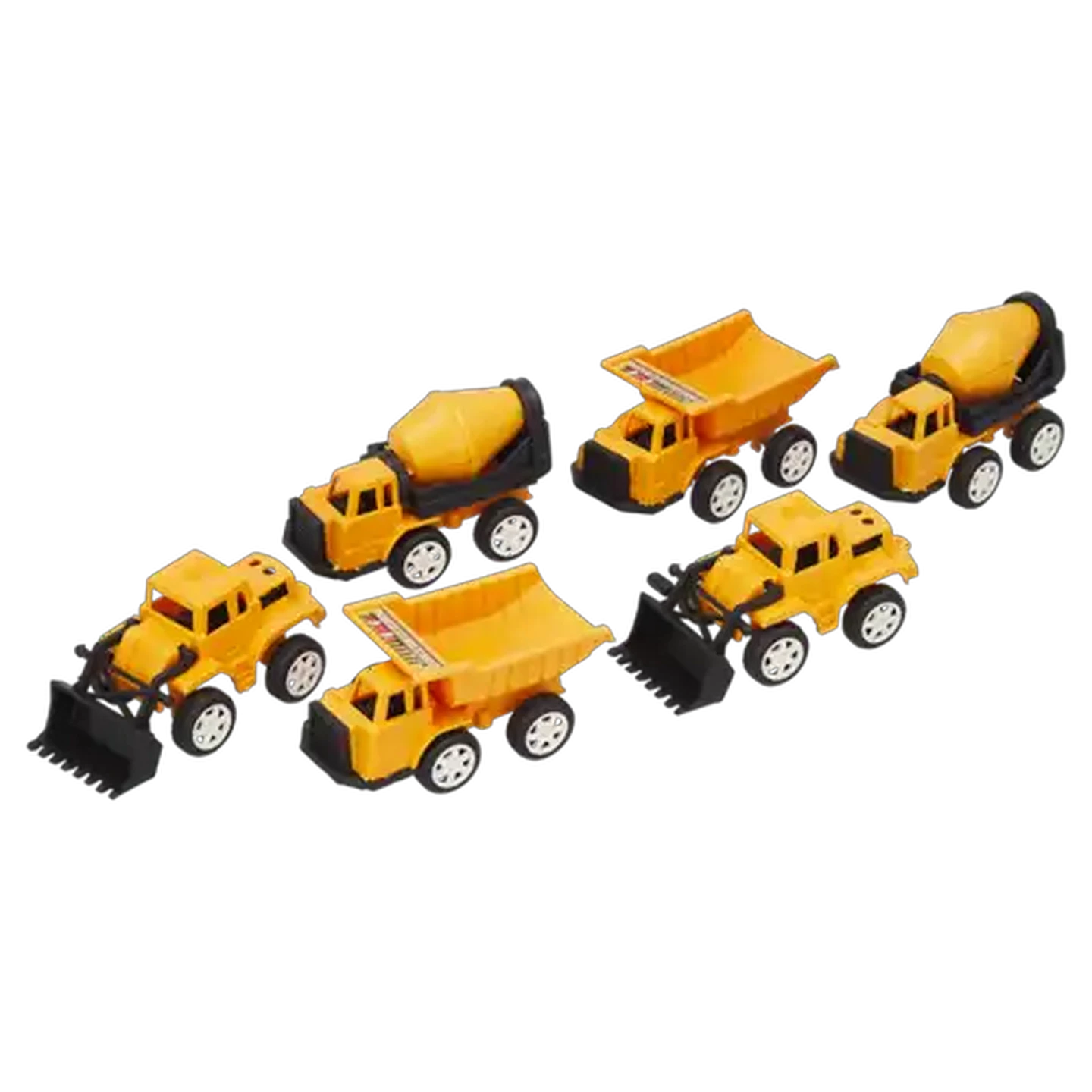 Image of Construction Truck Car Set 6 Piece