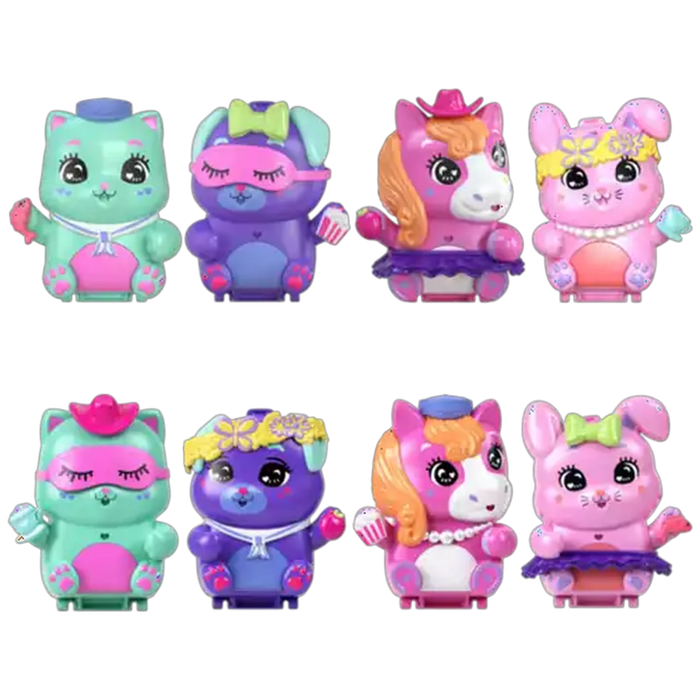 Image of Polly Pocket Core Compact Playsets with Doll, Pet, & Accessories, Travel Toys with Surprise Reveals