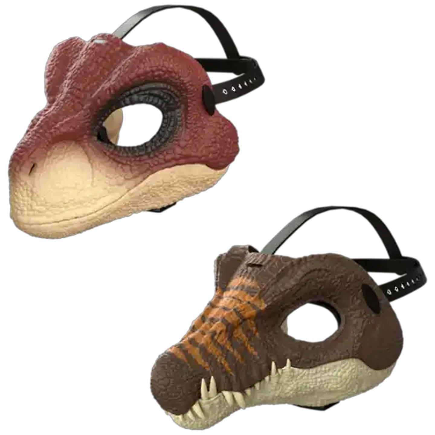 Image of Jurassic World Rebirth Dinosaur Mask, Role-Play Head Wear, Movie-Inspired Costume Gear, Openable Jaw, Realistic Texture and Color, Adjustable Strap