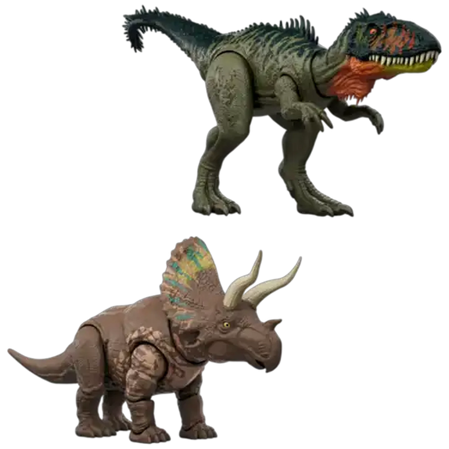 Image of Jurassic World Gigantic Thrashers Dinosaur Figure Toy, 2 Attacks & Evolve Feature