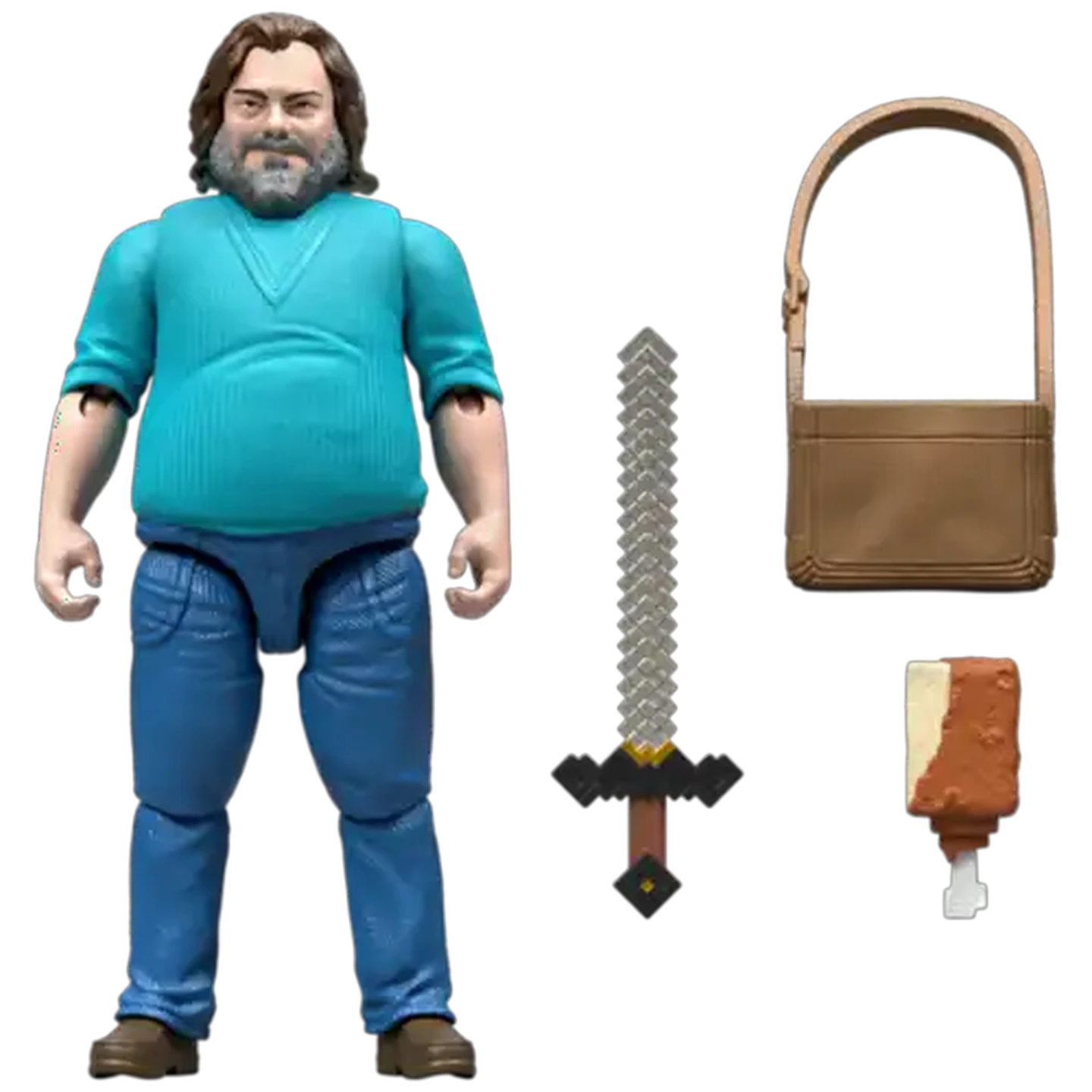 Image of Minecraft Toy Action Figure & Accessories, Inspired by A Minecraft Movie, 3.25-inch (Styles May Vary)