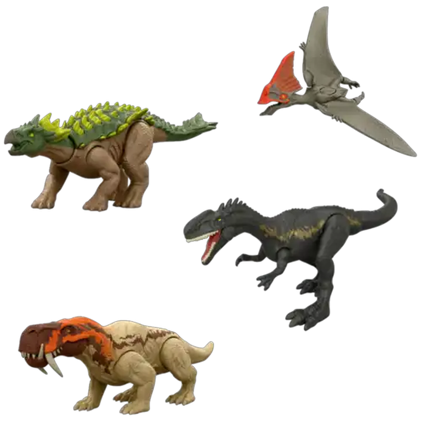 Image of Jurassic World Strike Attack Dinosaur Toy Figure with Single Strike Action, Authentic Posable Design, Physical & Digital Play