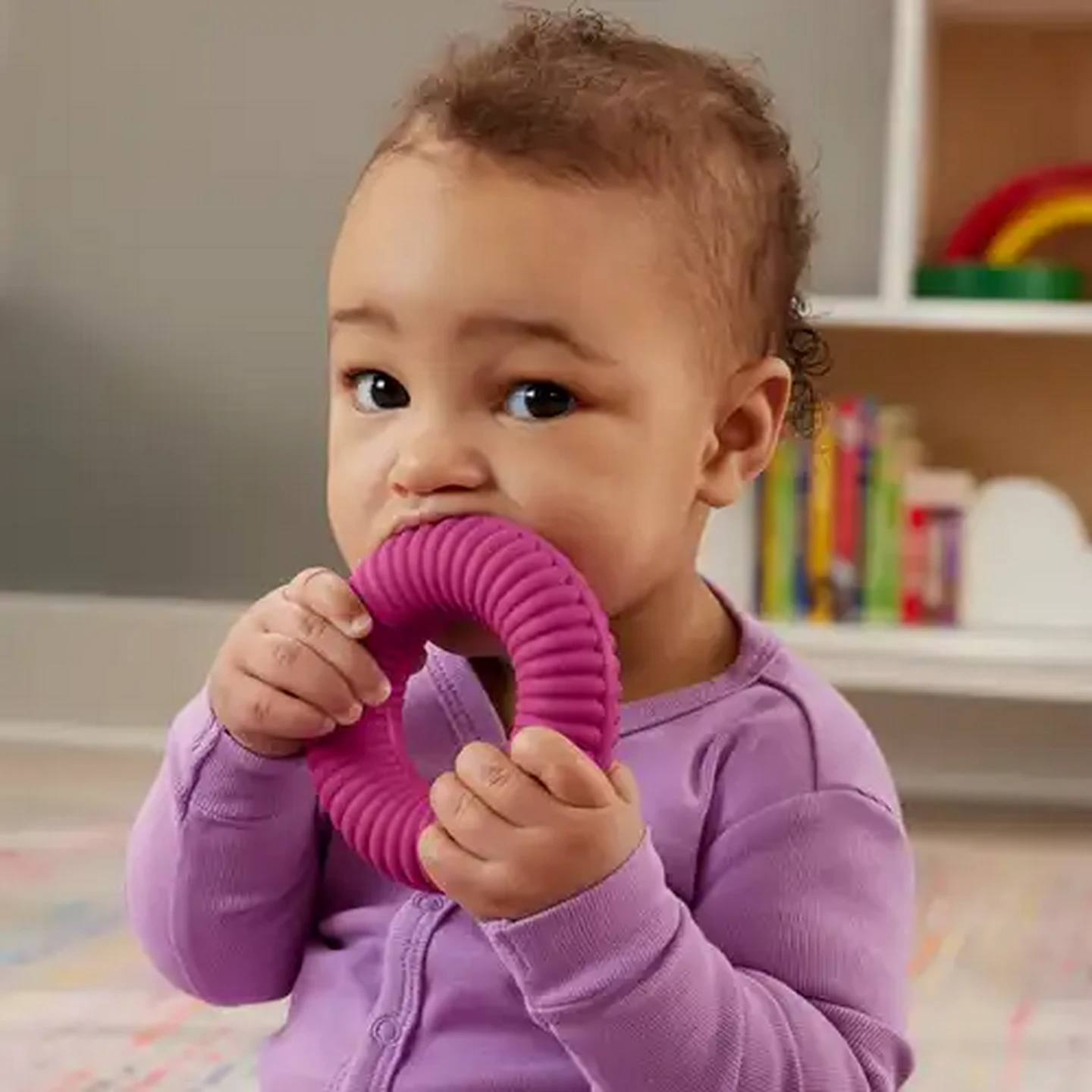 Image of Fisher-Price Baby Toy Sensory Rock-a-Stack 6m+