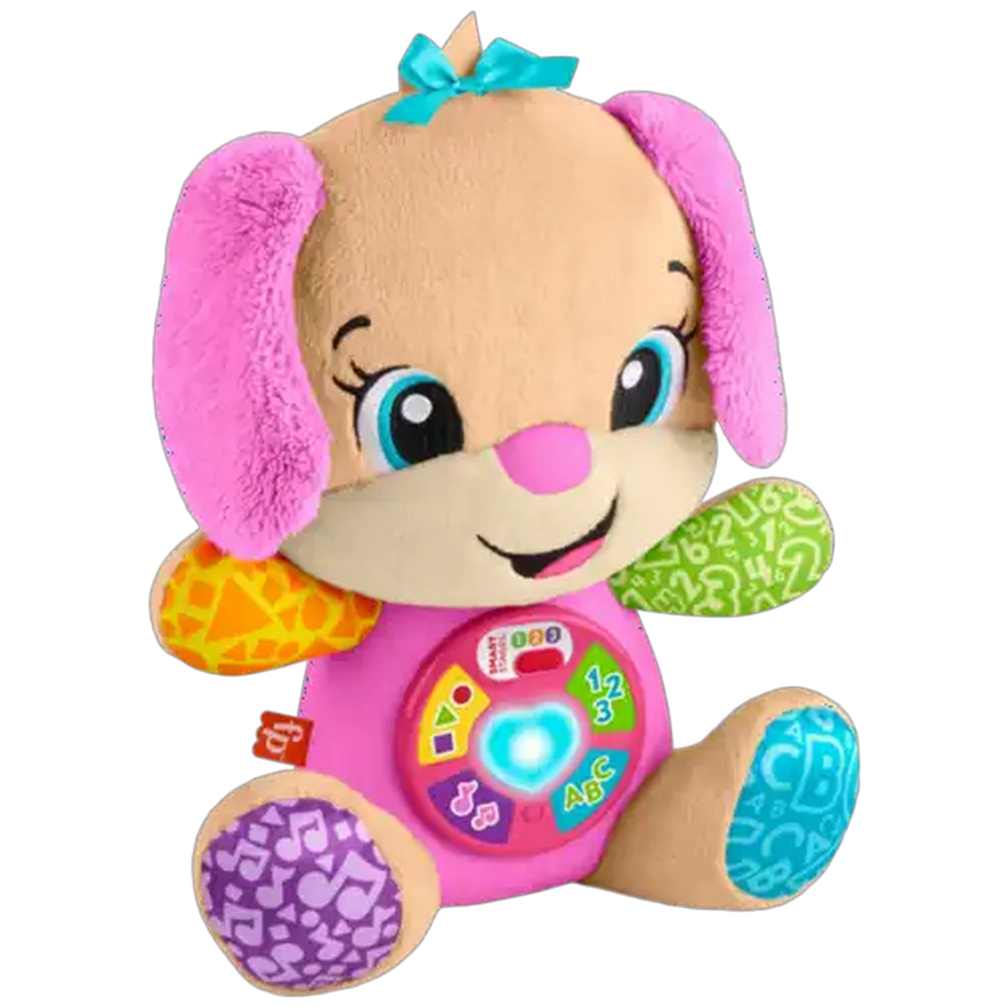 Image of Fisher-Price Laugh & Learn Smart Stages Sis Pink Musical Plush 6+ Months