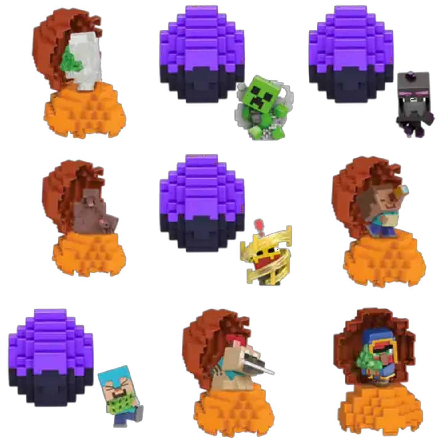 Image of Minecraft Mini Mode Spawn Egg Figures Collection (Mystery Box)