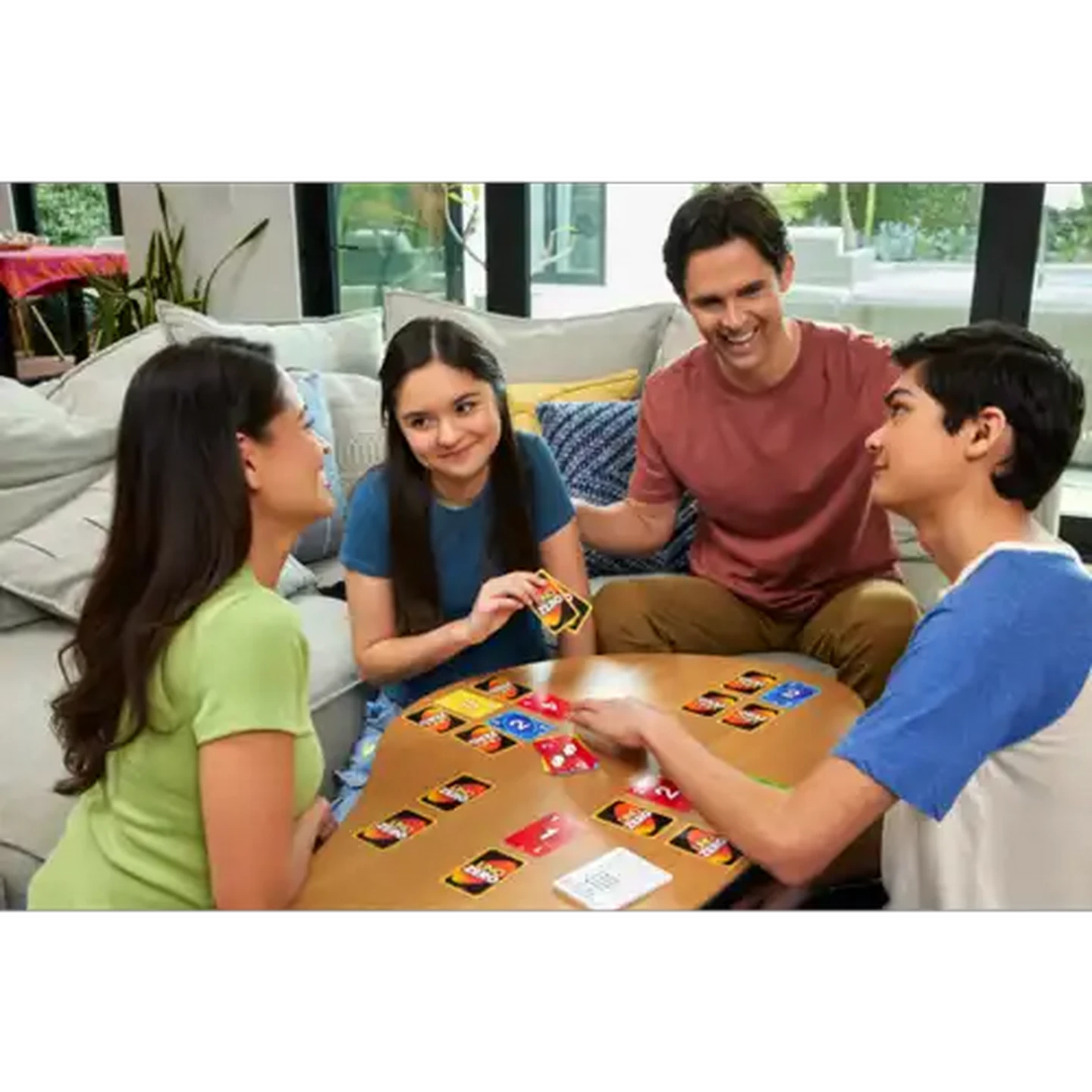 Image of Mattel Games UNO Zero Card Game – Family Fun for 2–8 Players