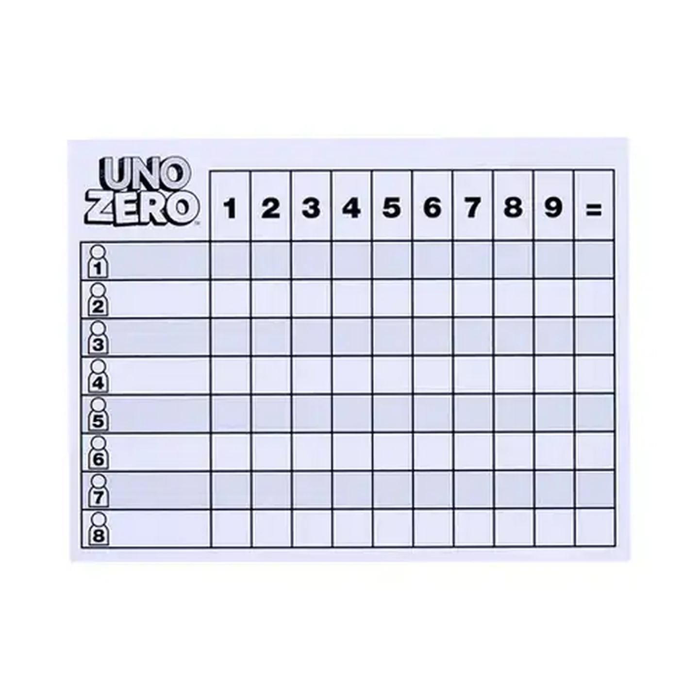 Image of Mattel Games UNO Zero Card Game – Family Fun for 2–8 Players
