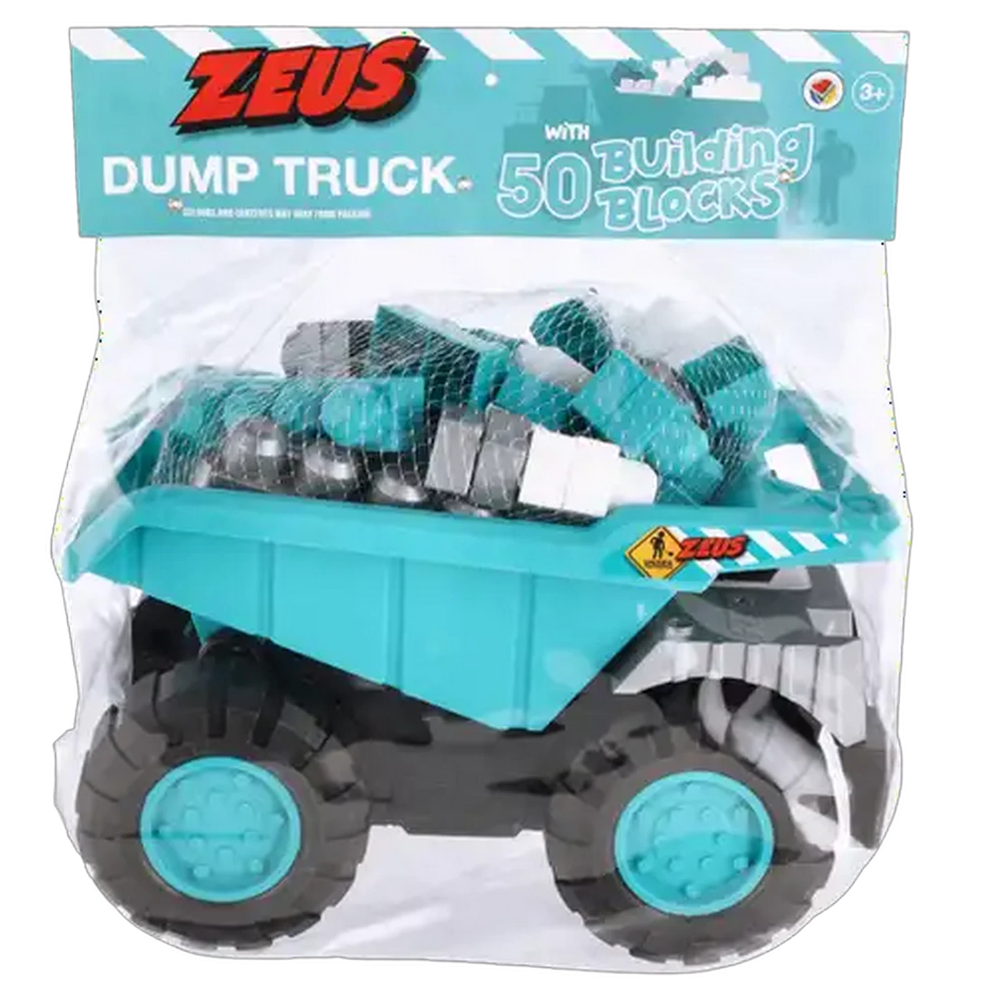 Checkers Sixty60 | Zeus Turquoise and Grey Dumping Truck with