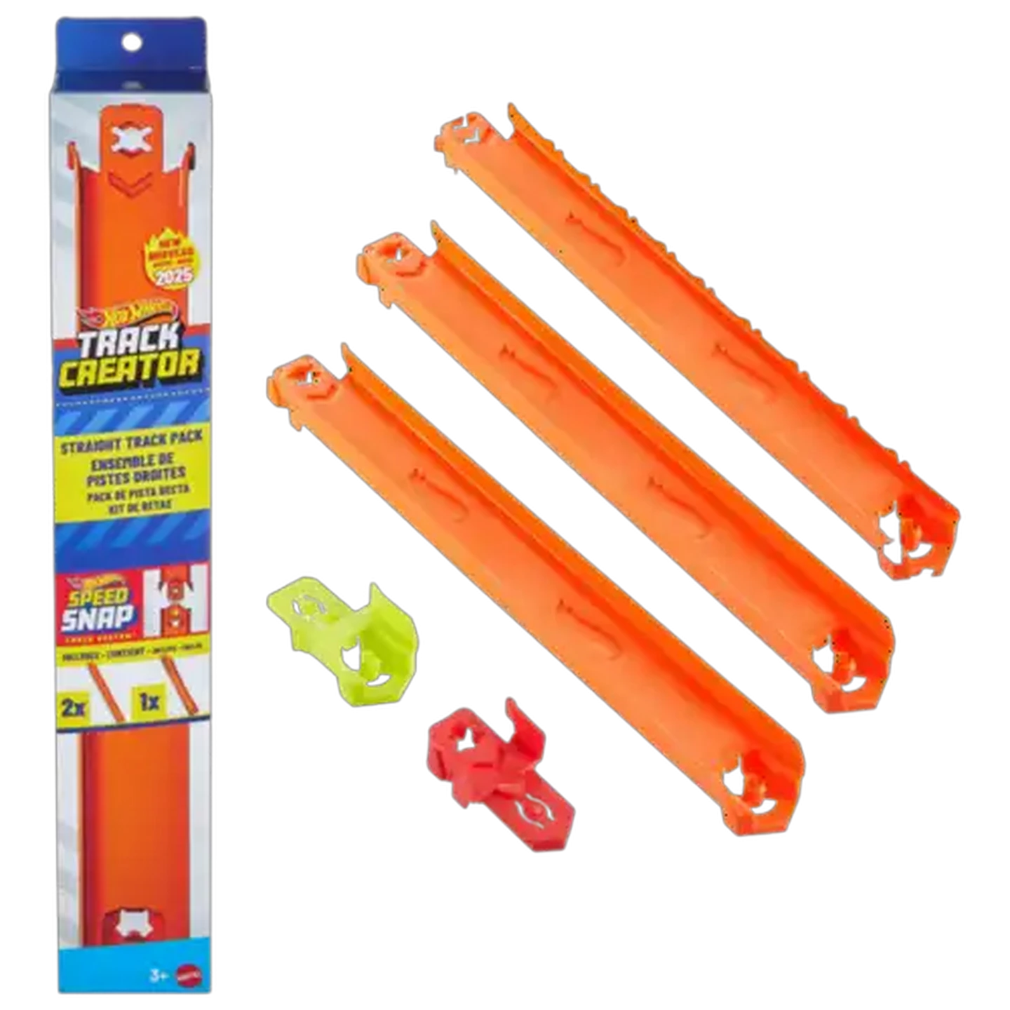 Image of Hot Wheels Track Creator Pack – 3 Ft Snap Track & Adapters