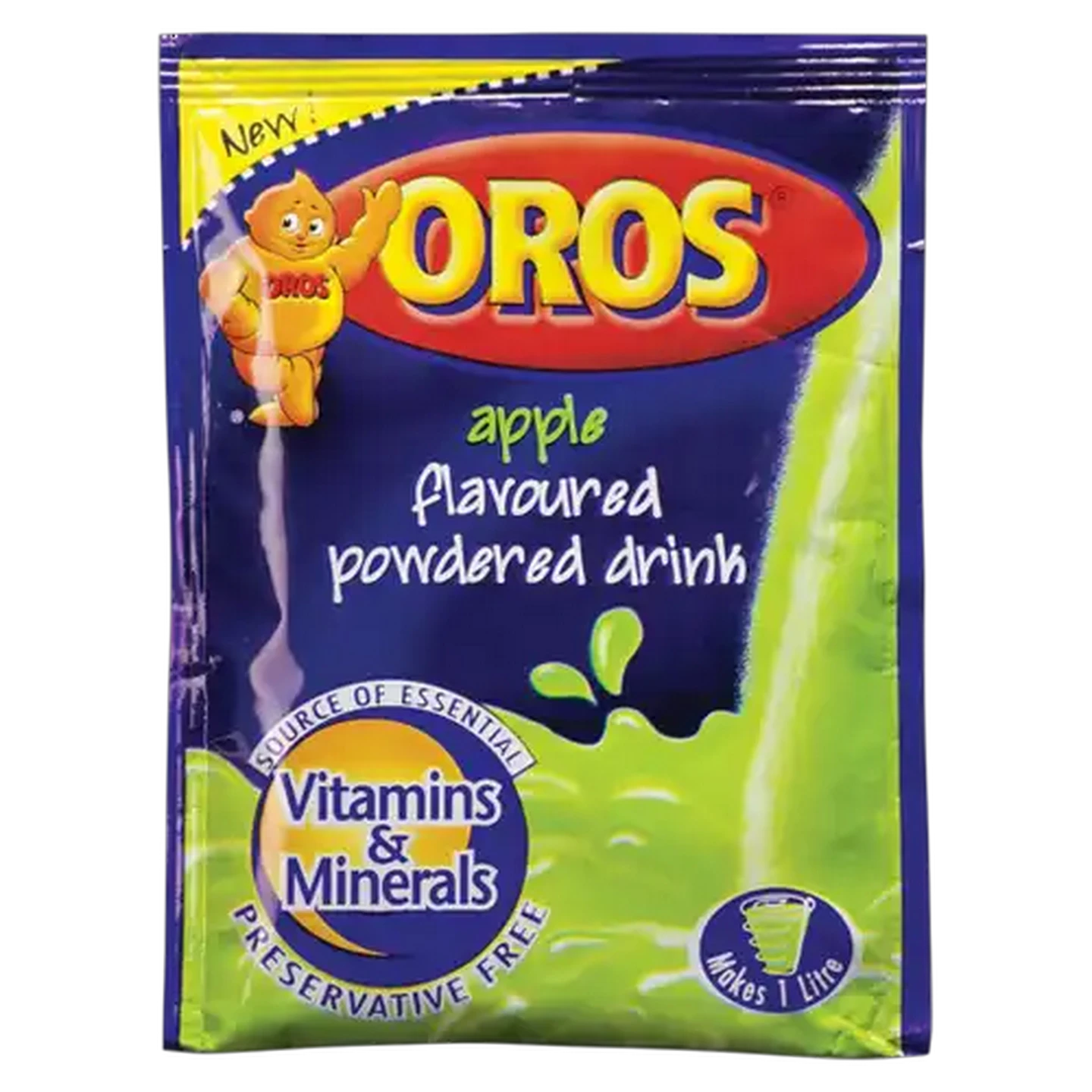 Image of Oros Apple Flavoured Powdered Drink Packet 25g