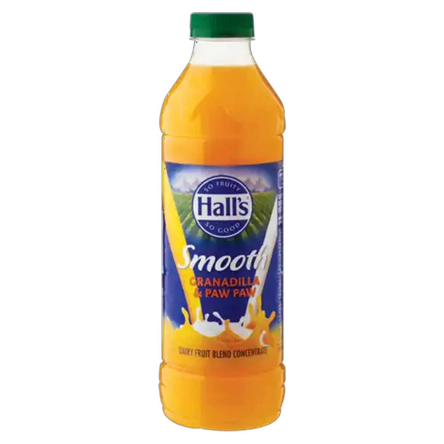 Image of Hall's Smooth Granadilla & Paw Paw Flavoured Fruit Blend Concentrate 1L