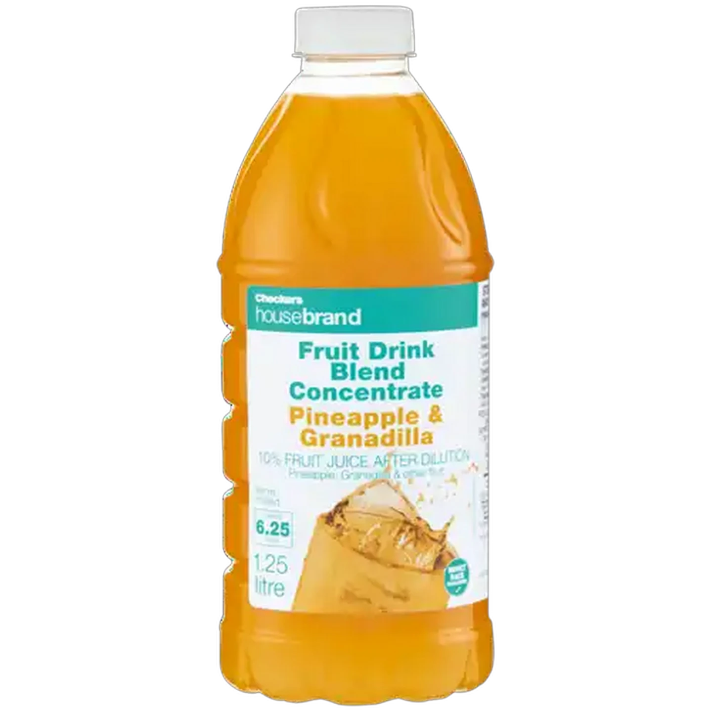 Image of Checkers Housebrand Pineapple & Granadilla Flavoured Fruit Drink Blend Concentrate 1.25L