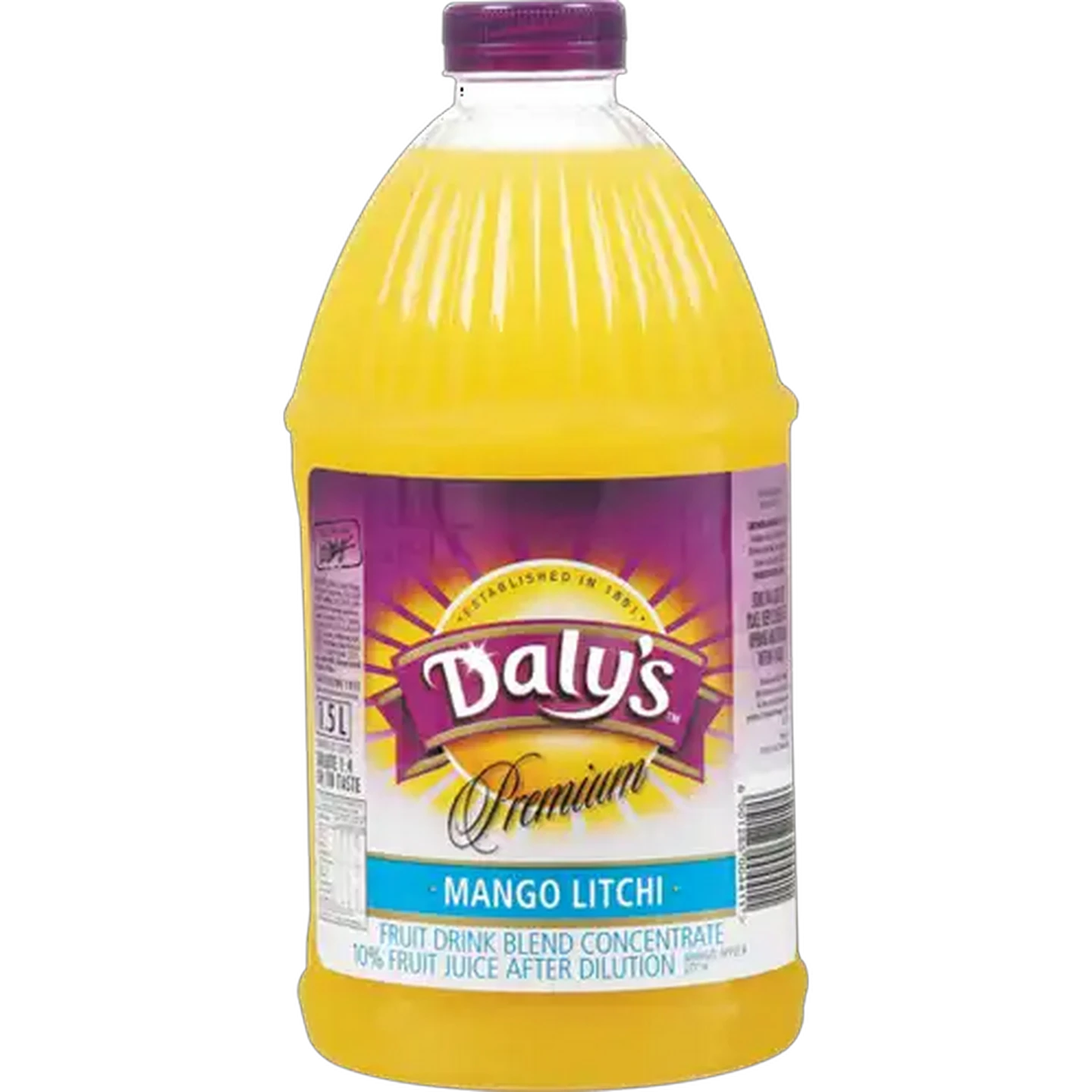 Image of Daly's Premium Mango & Litchi Fruit Squash Concentrate 1.5L
