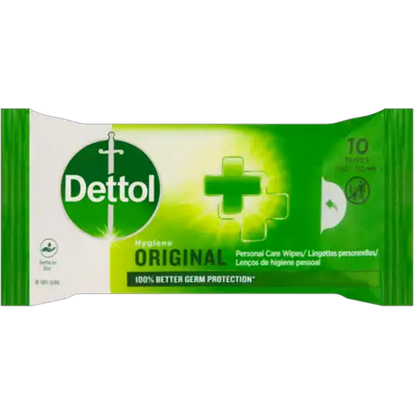 Image of Dettol Original Personal Care Wipes 10 Pack