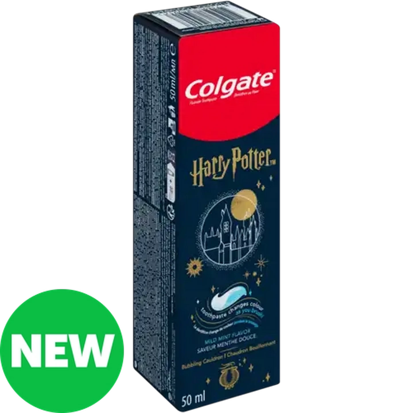 Image of Colgate Harry Potter Mild Mint Flavour Fluoride Toothpaste 50ml