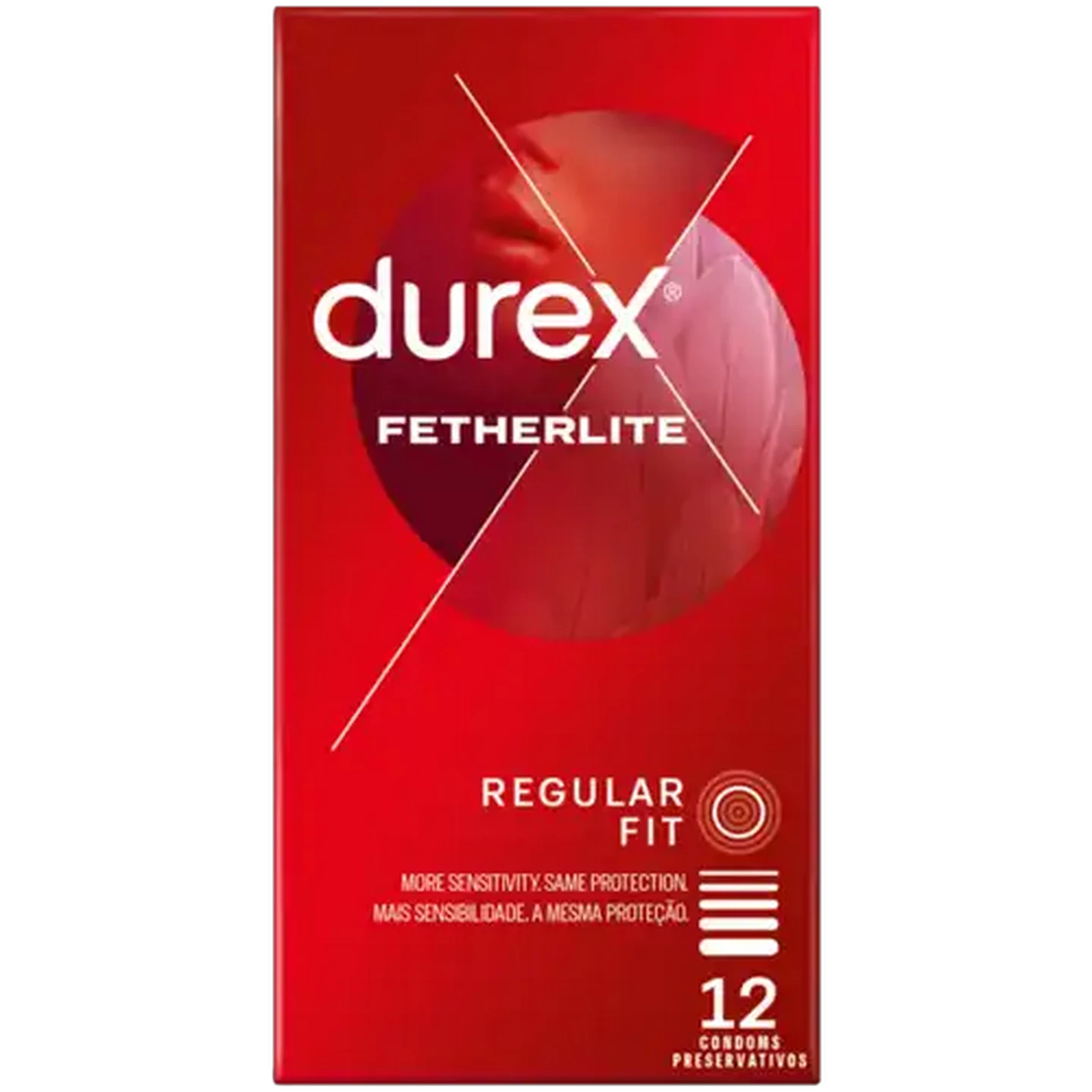 Image of Durex Fetherlite Regular Fit Condoms 12-Pack