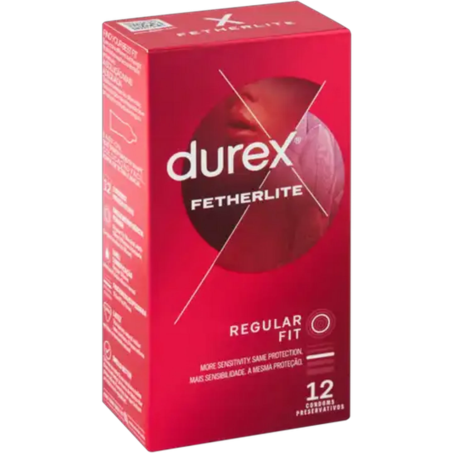Image of Durex Fetherlite Regular Fit Condoms 12-Pack