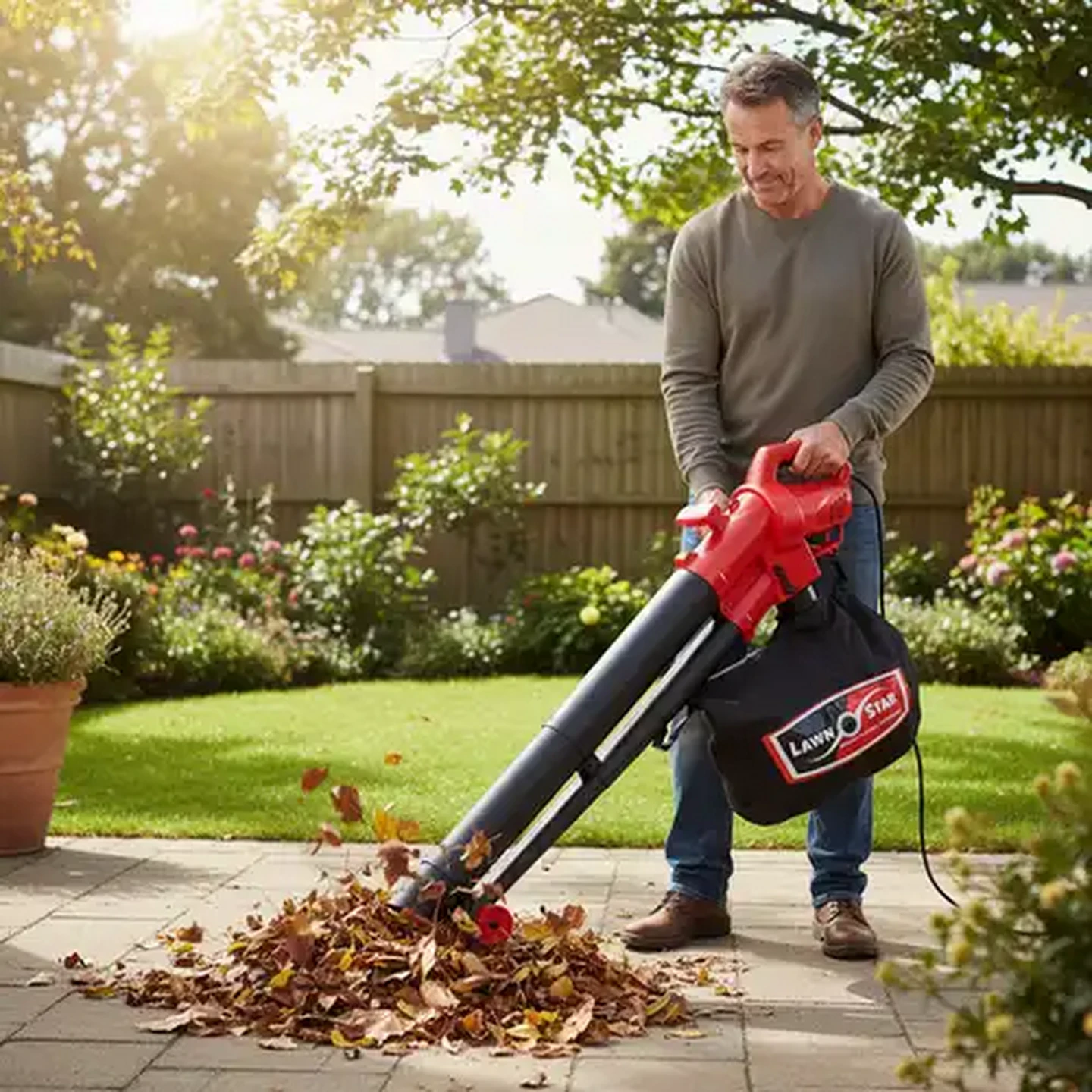 Image of Lawn Star LSBV Garden Blower/Vacuum 3200W