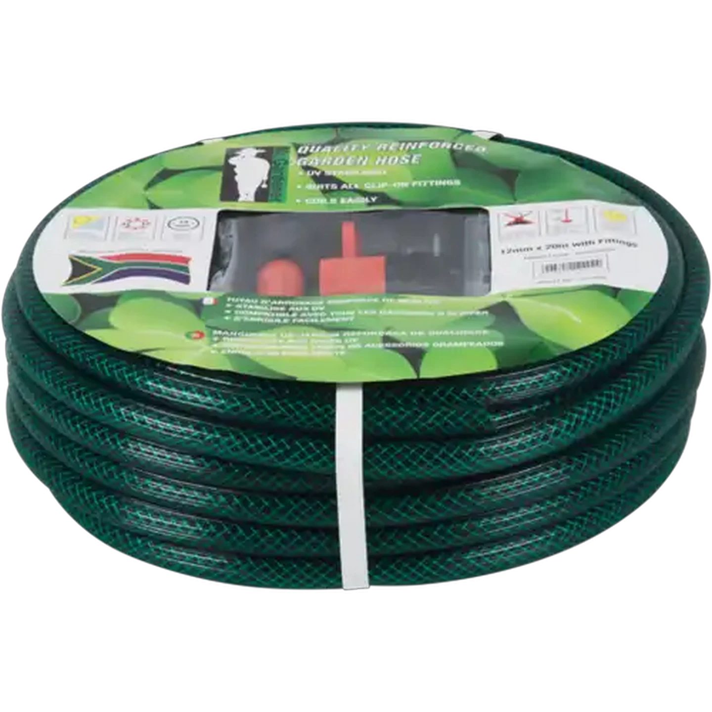 Image of Mr. Gardener Reinforced Garden Hose with Fittings 5 Piece