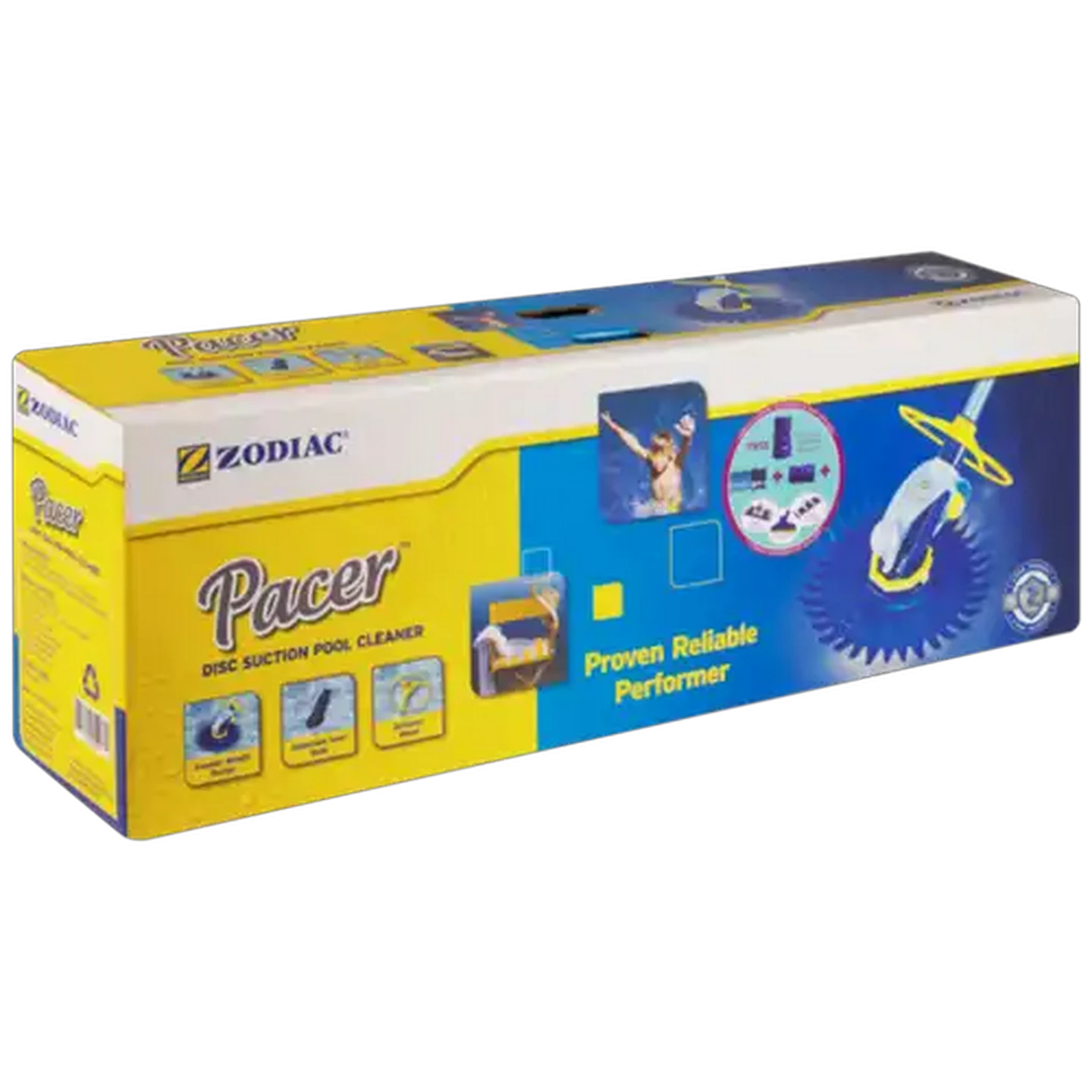 Image of Zodiac Pacer Blue Disc Suction Pool Cleaner