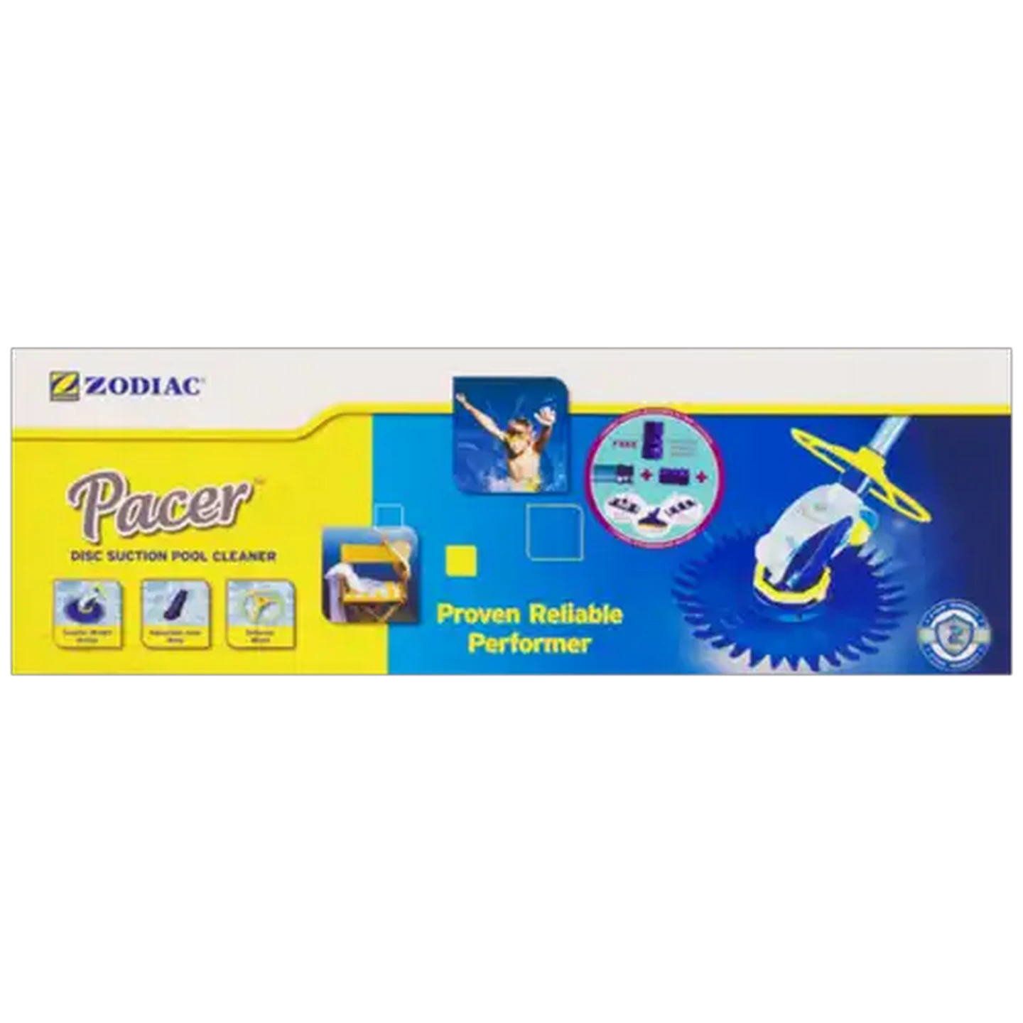 Image of Zodiac Pacer Blue Disc Suction Pool Cleaner