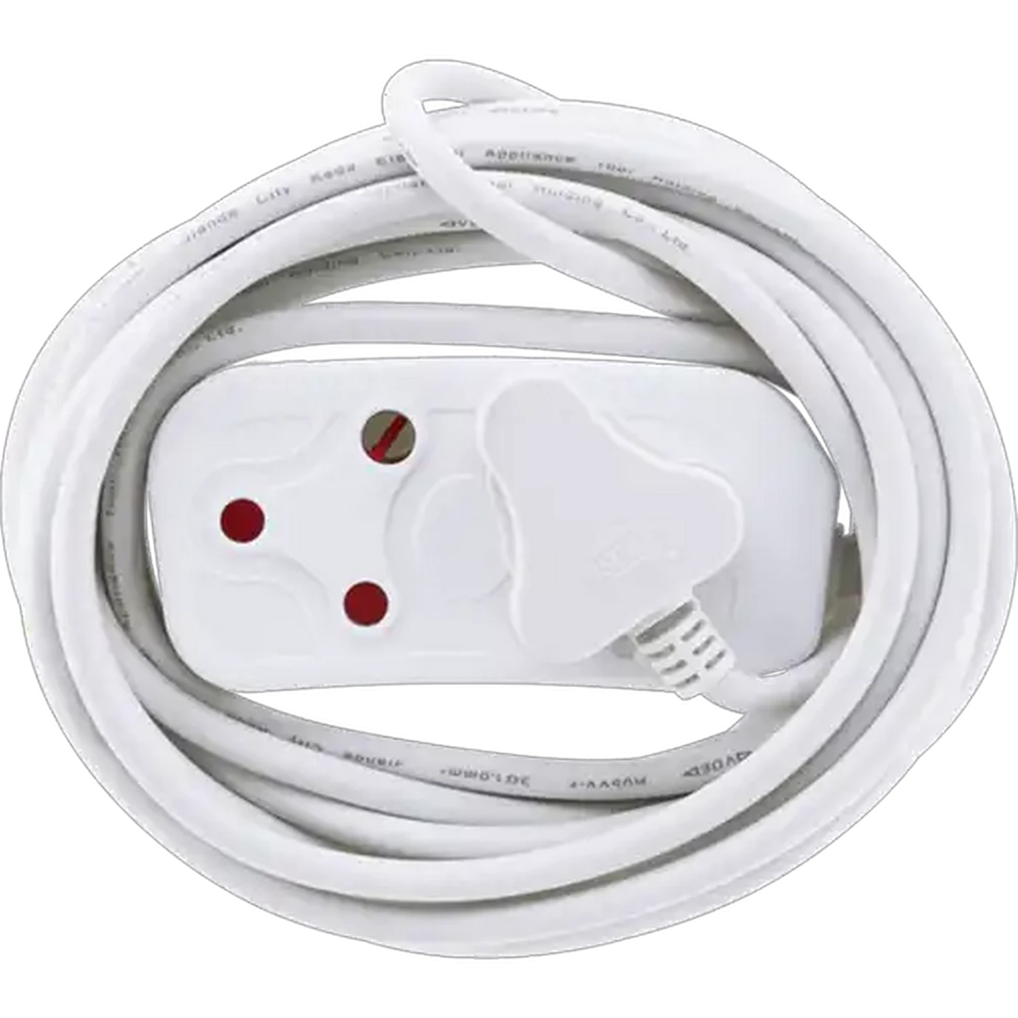 Image of SCE White 2 Way Extension Cord 5m