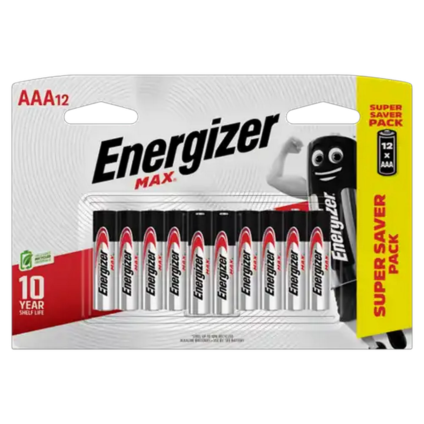 Image of Energizer MAX AAA Alkaline Batteries 12-Pack
