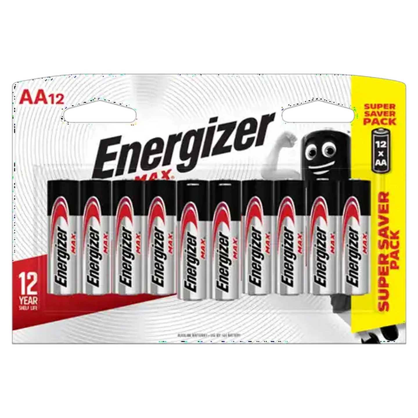 Image of Energizer MAX AA Alkaline Batteries 12-Pack