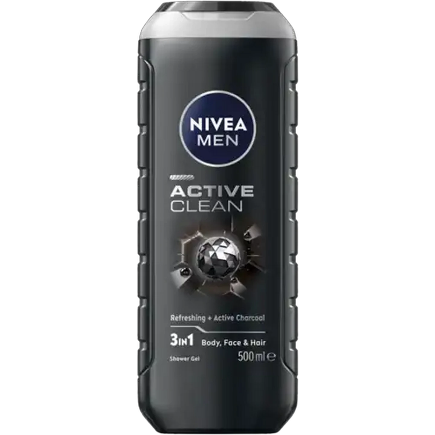 Image of NIVEA MEN Active Clean 3-In-1 Shower Gel 500ml