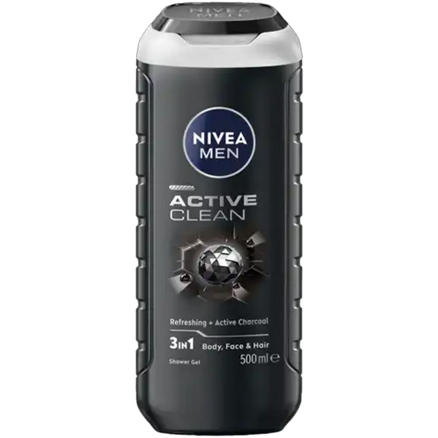 Image of NIVEA MEN Active Clean 3-In-1 Shower Gel 500ml