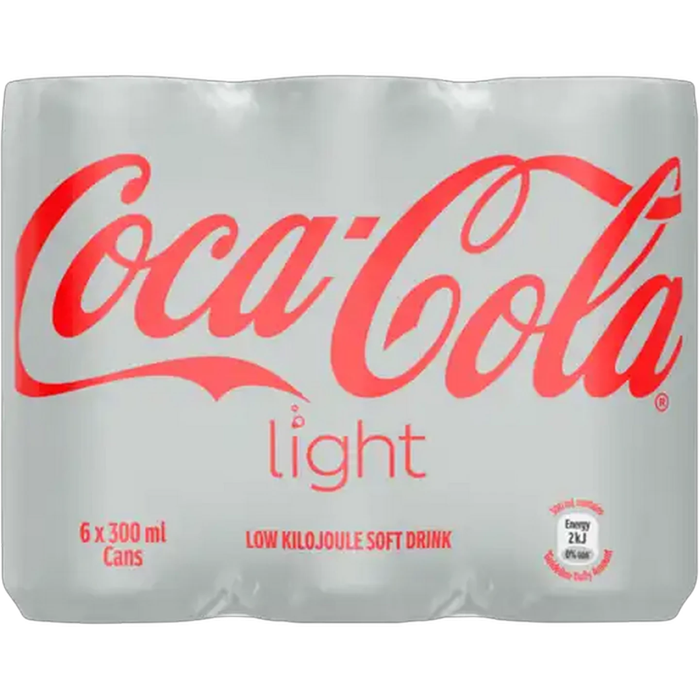 Image of Coca-Cola Light Soft Drink 6 x 300ml