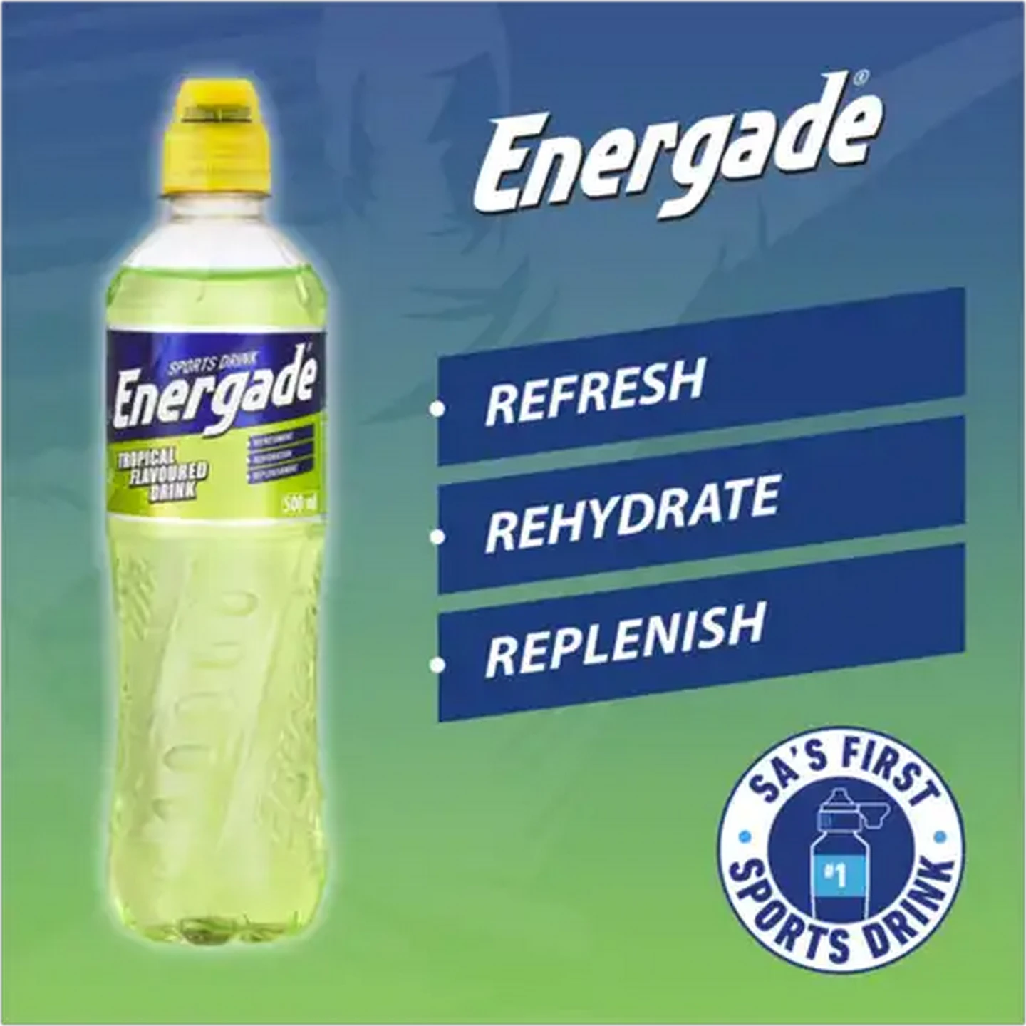Image of Energade Tropical Flavoured Sports Drink 6 x 500ml