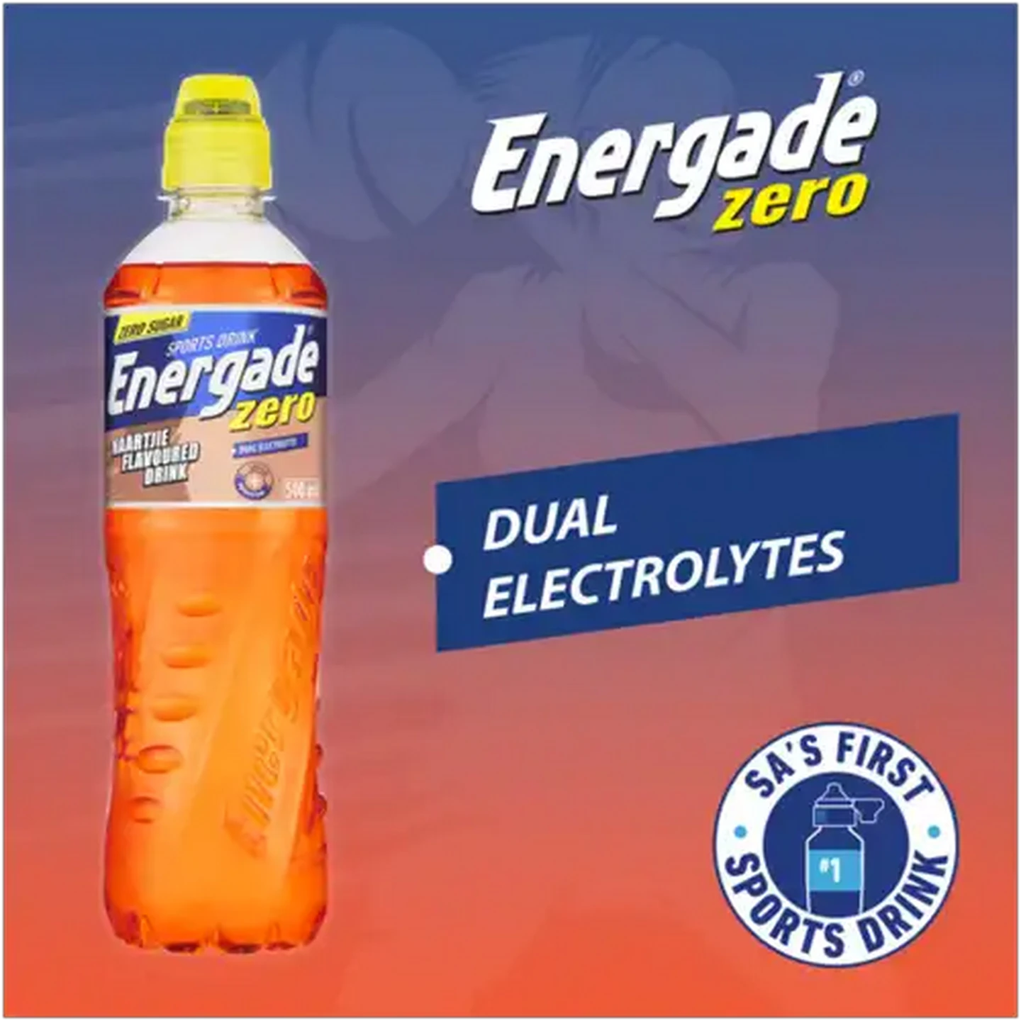 Image of Energade Zero Naartjie Flavoured Sports Drink 6 x 500ml