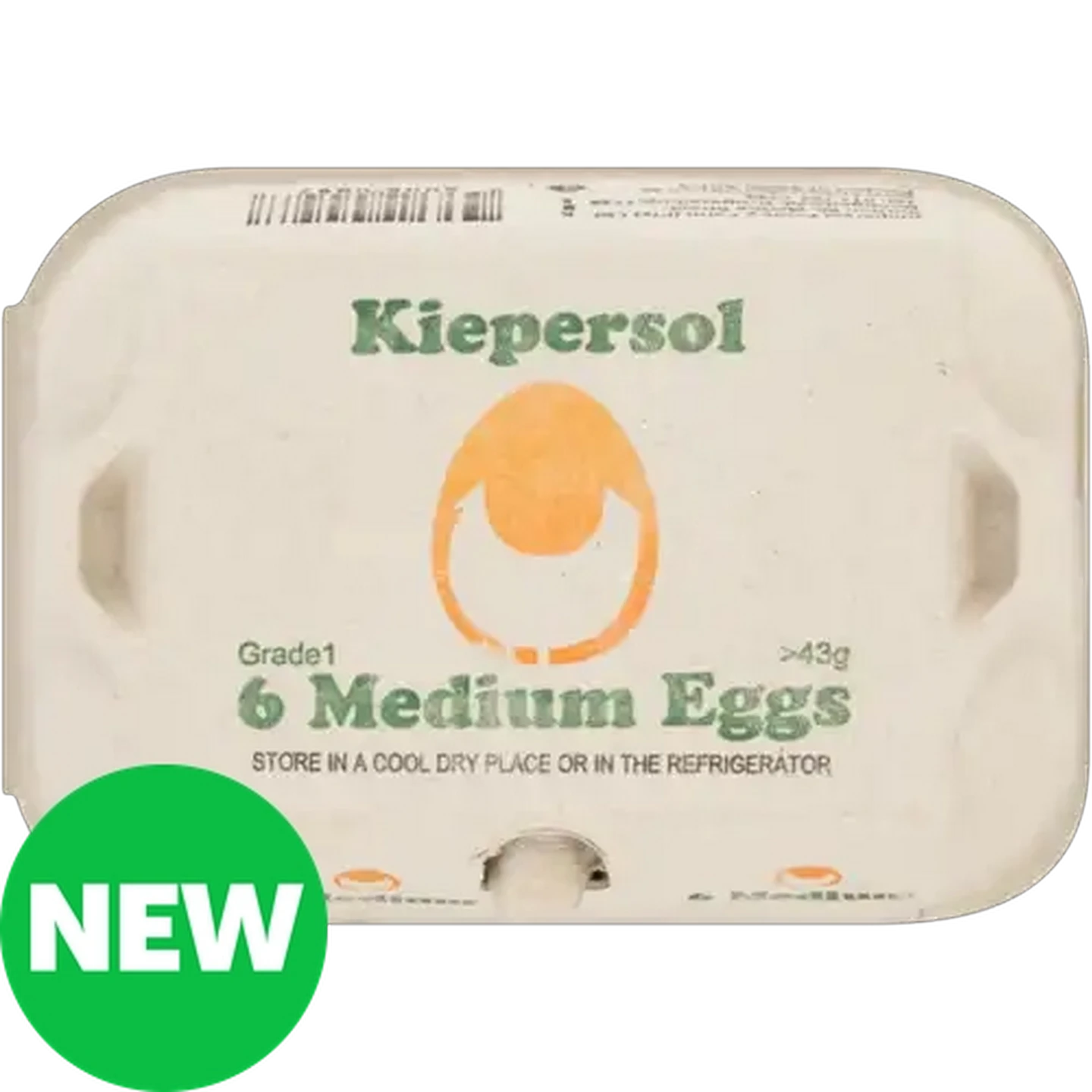 Image of Kiepersol Medium Eggs 6 Pack