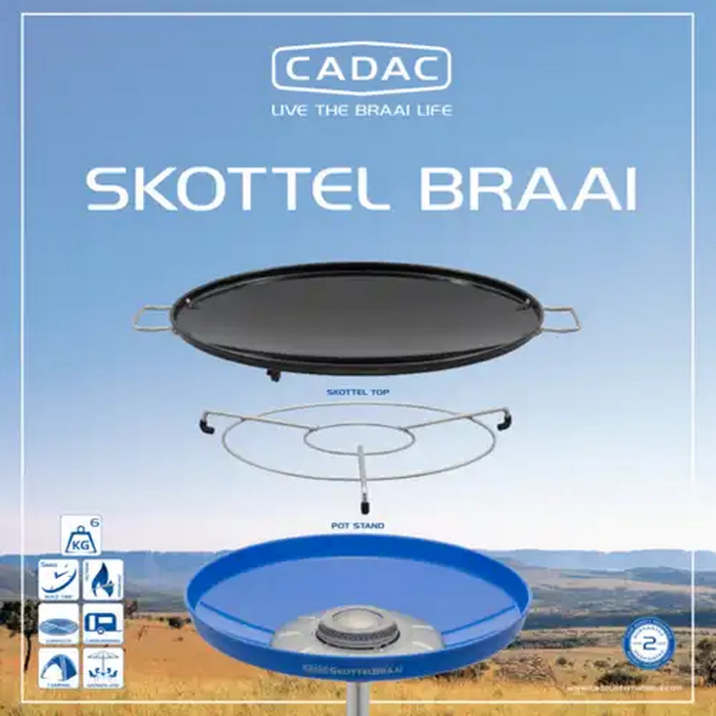 Image of Cadac Skottel Braai