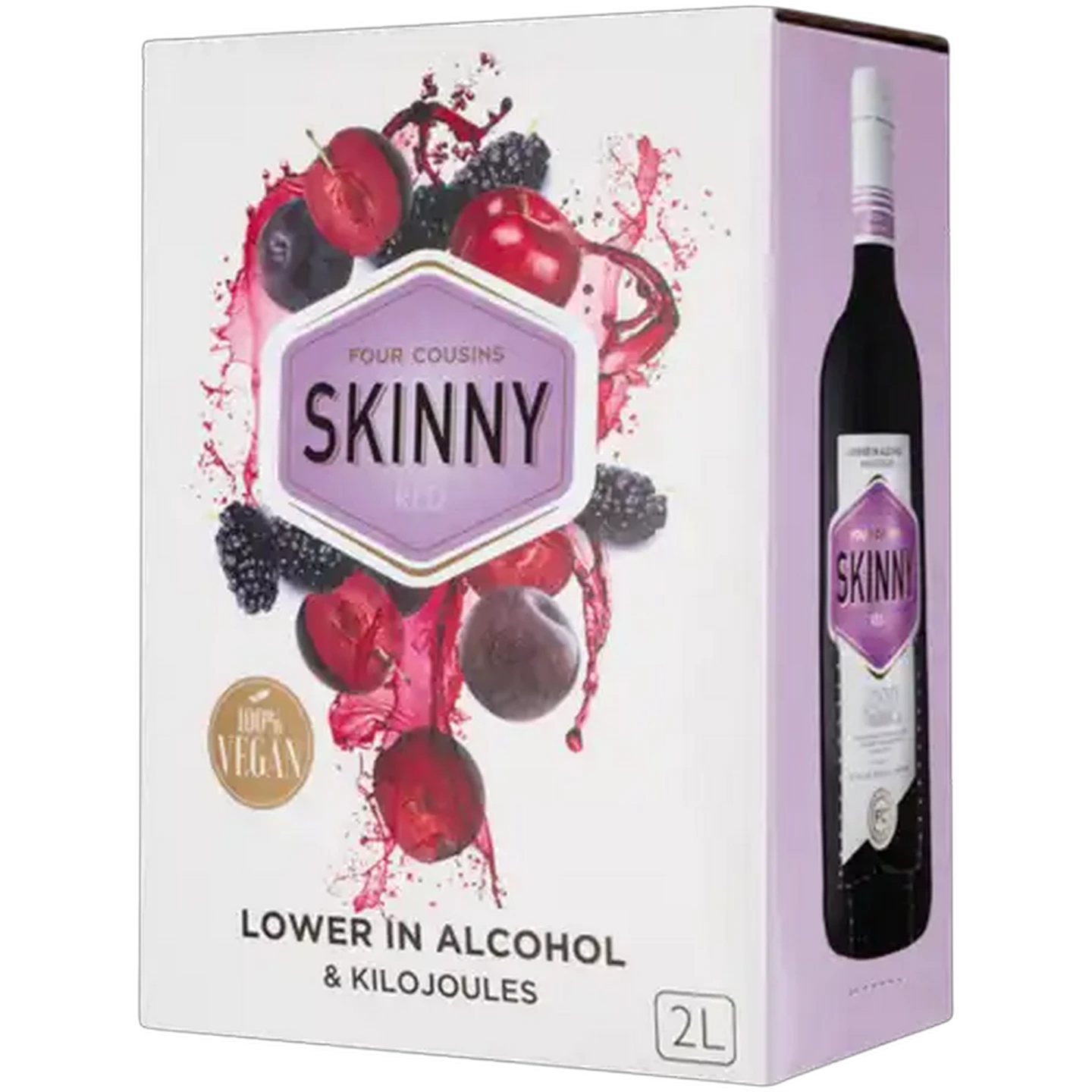 Image of Four Cousins Skinny Light Red Wine Box 2L