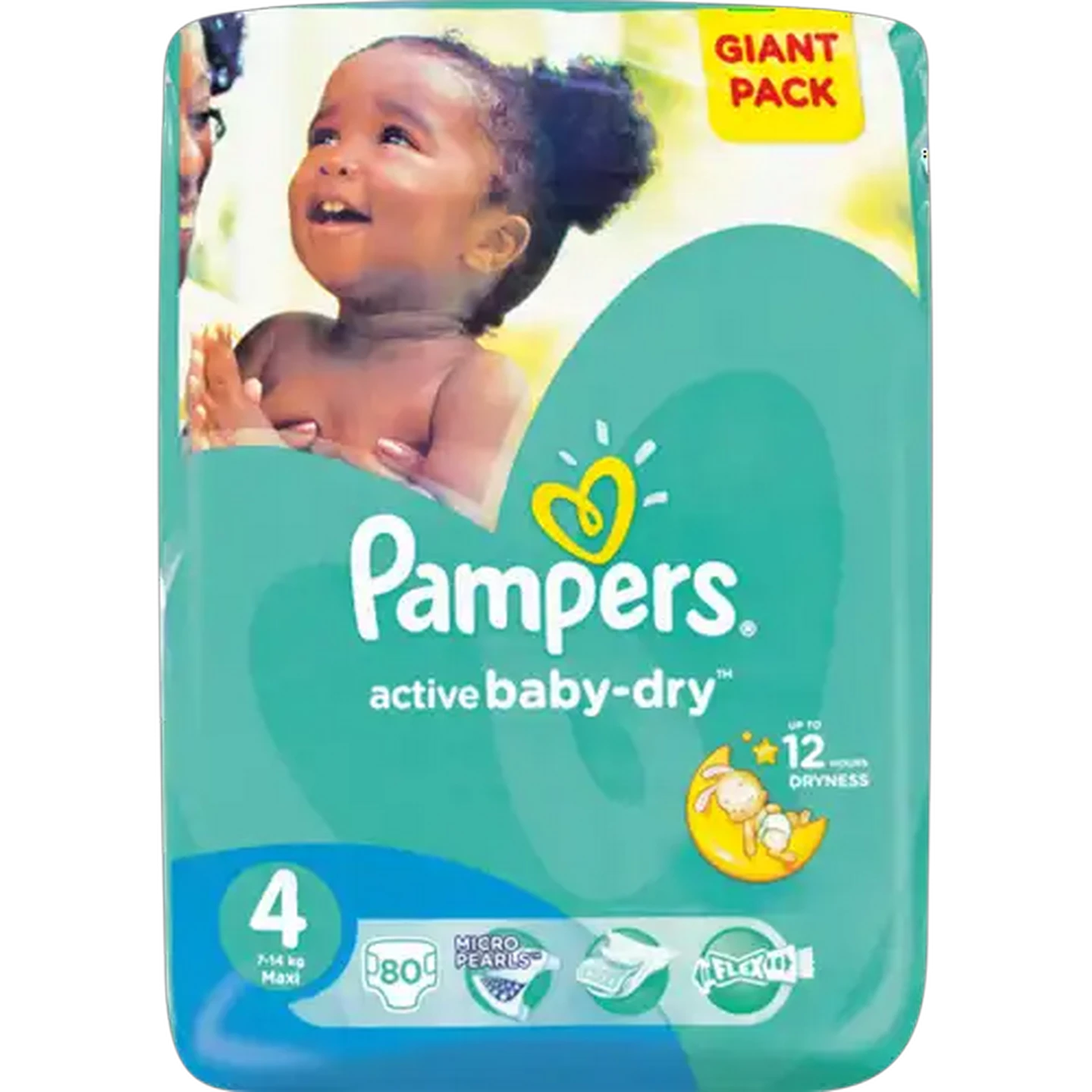 Image of Pampers 9-14kg Active Fit Maxi Diapers 80 Pack
