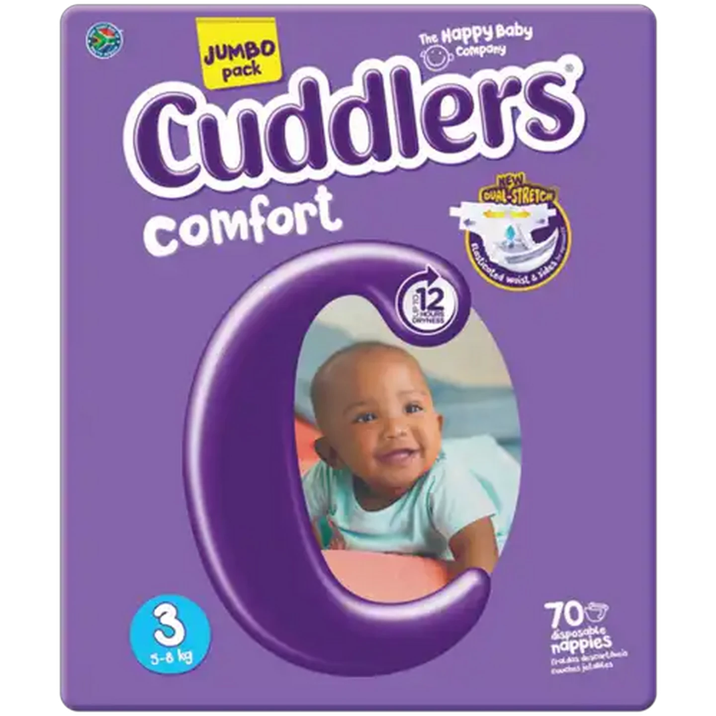 Image of Cuddlers Comfort Size 3 Nappies 70 Pack