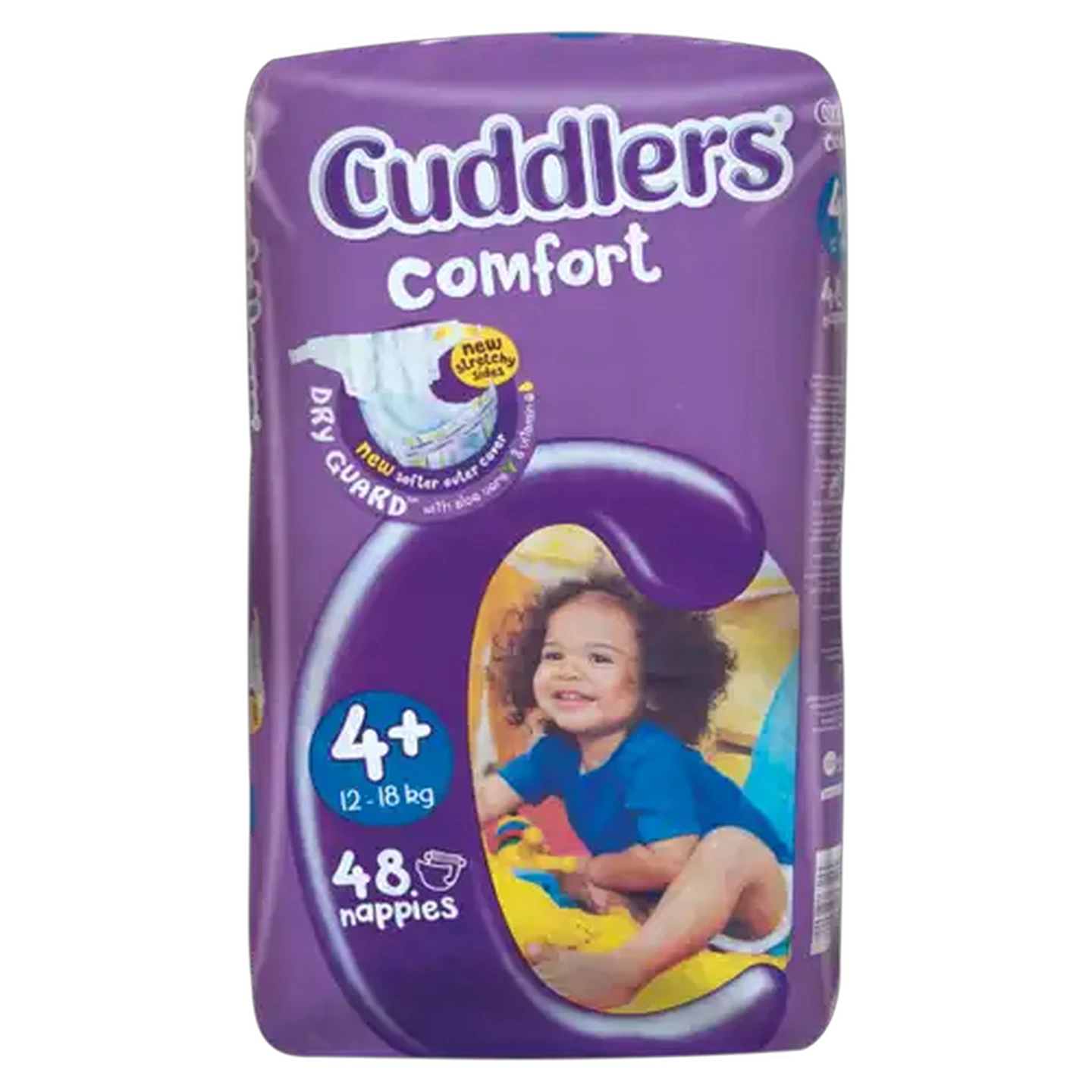 Image of Cuddlers Comfort Size 4+ Diapers 48 Pack