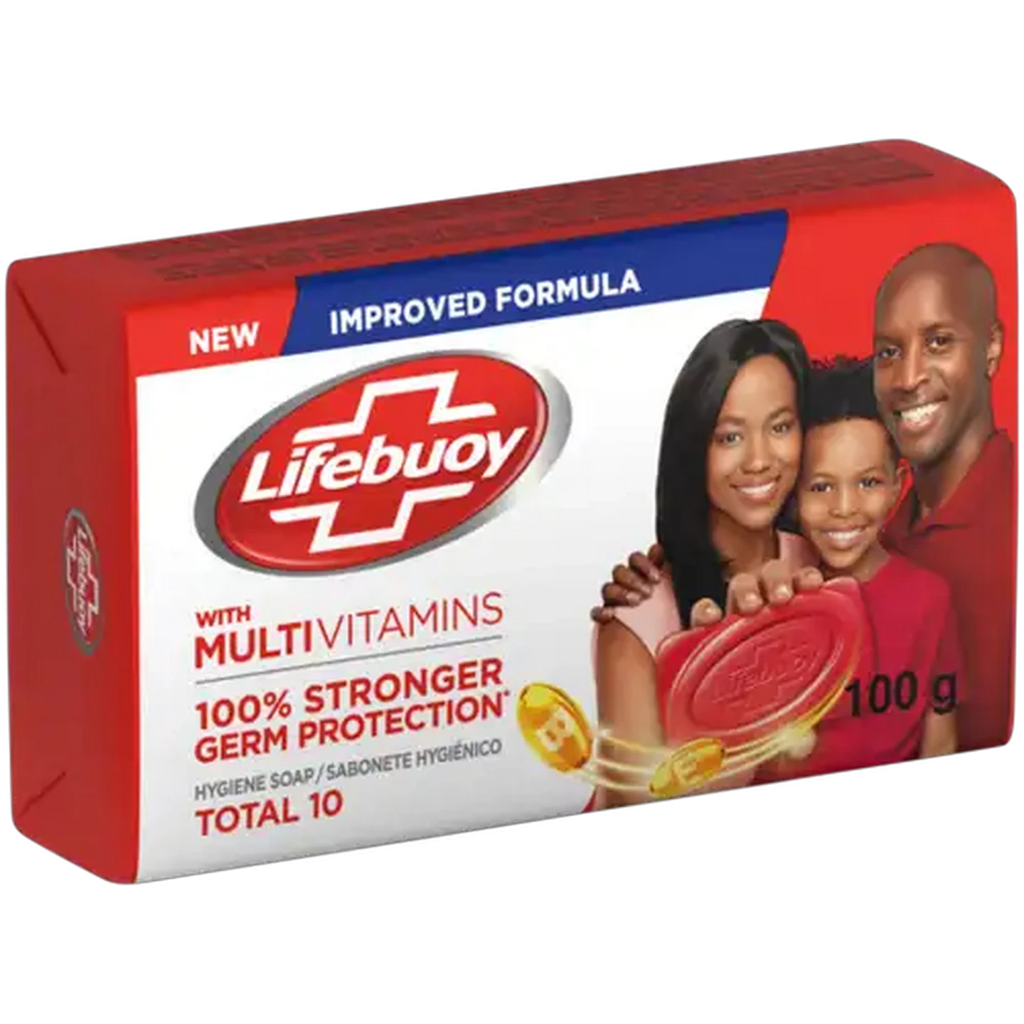Image of Lifebuoy Total 10 Hygiene Soap Bar 100g