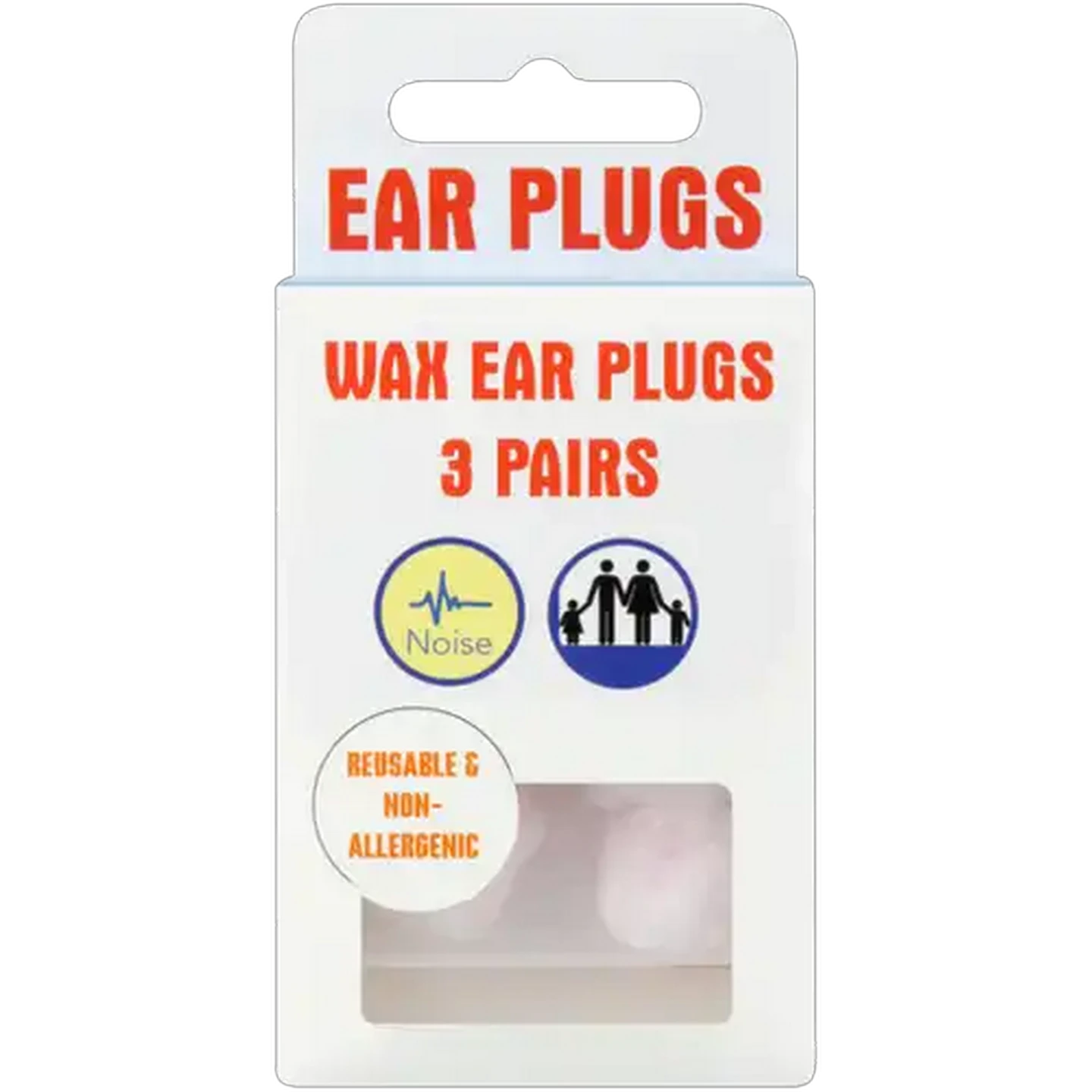 Image of Econo Wax Earplugs 3 Pack