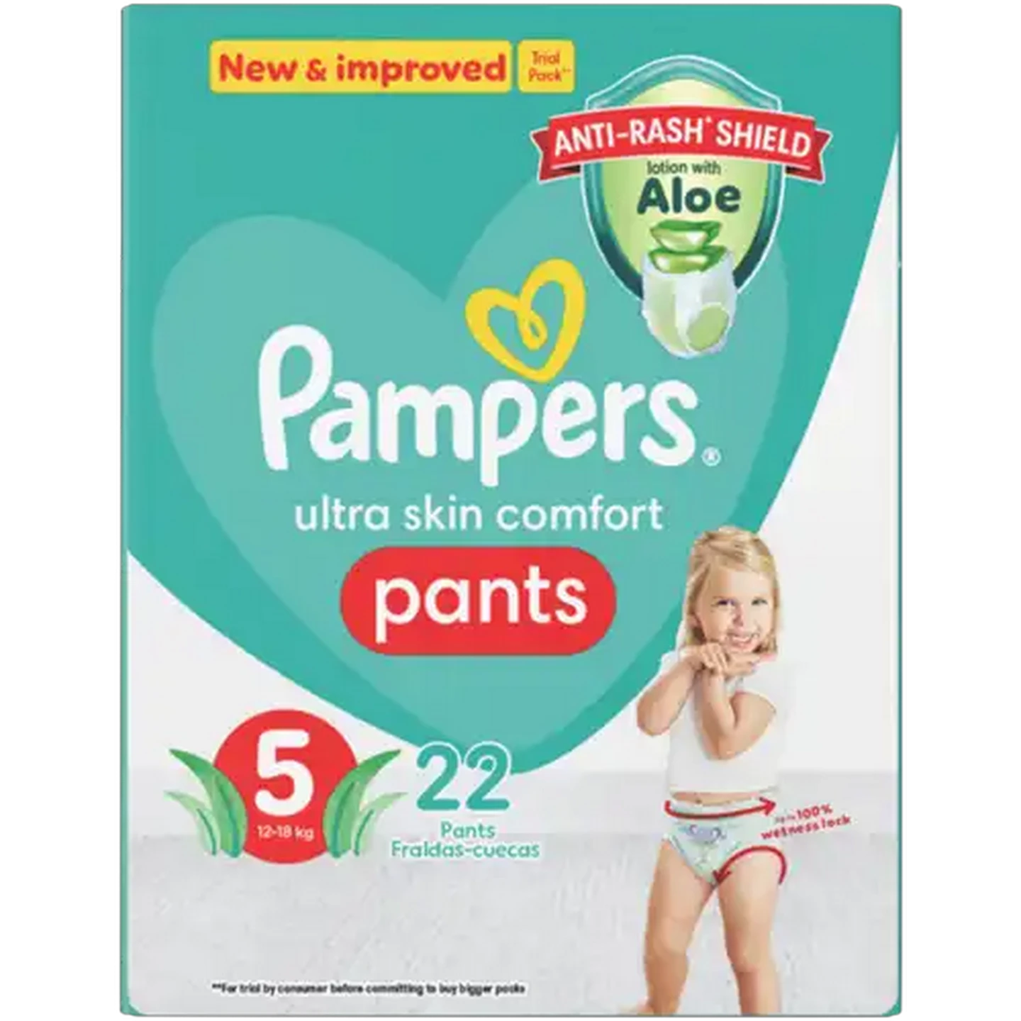 Image of Pampers Pants Active Fit Size 5 11-16kg Diapers 22 Pack