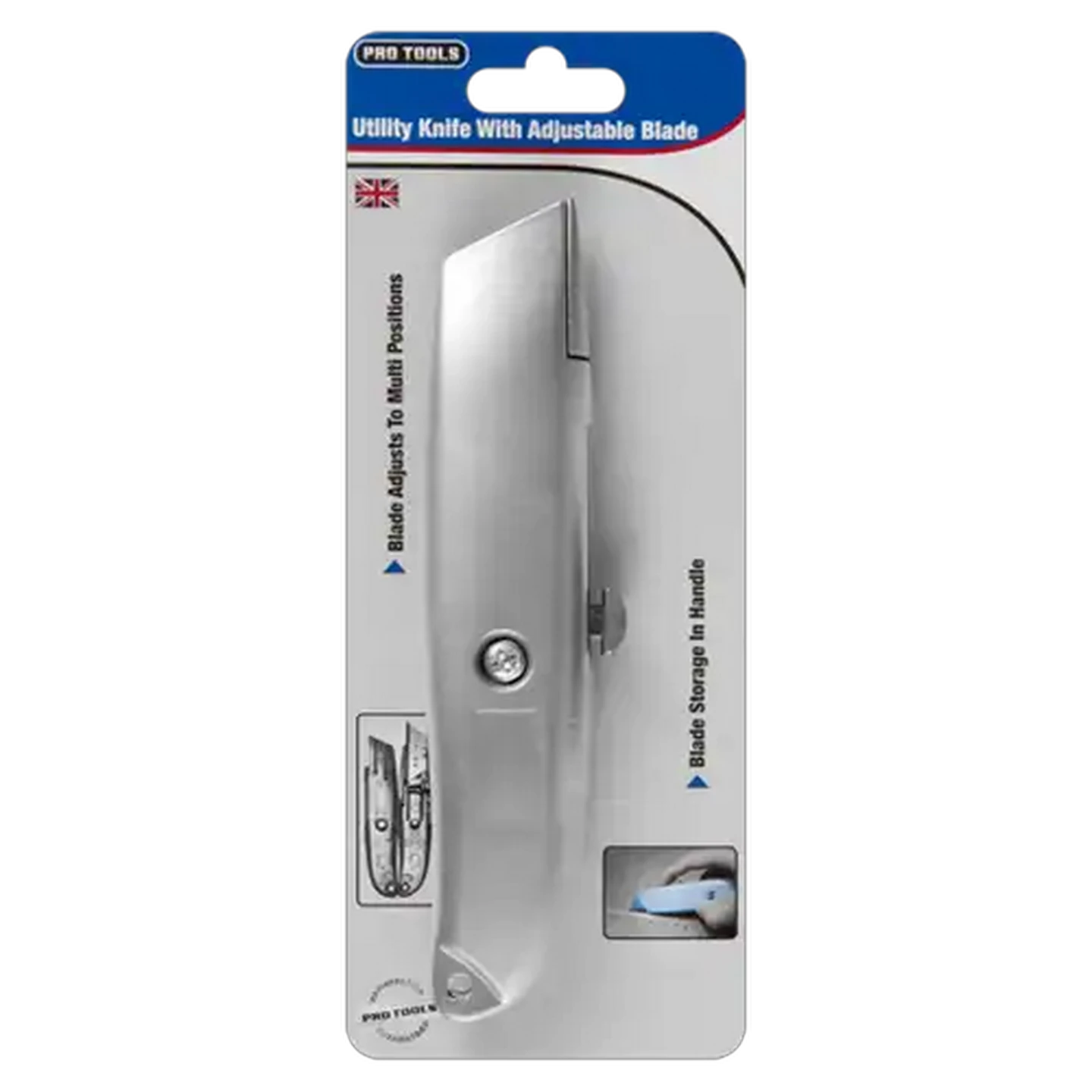 Image of Pro Tools Utility Knife With Adjustable Blade