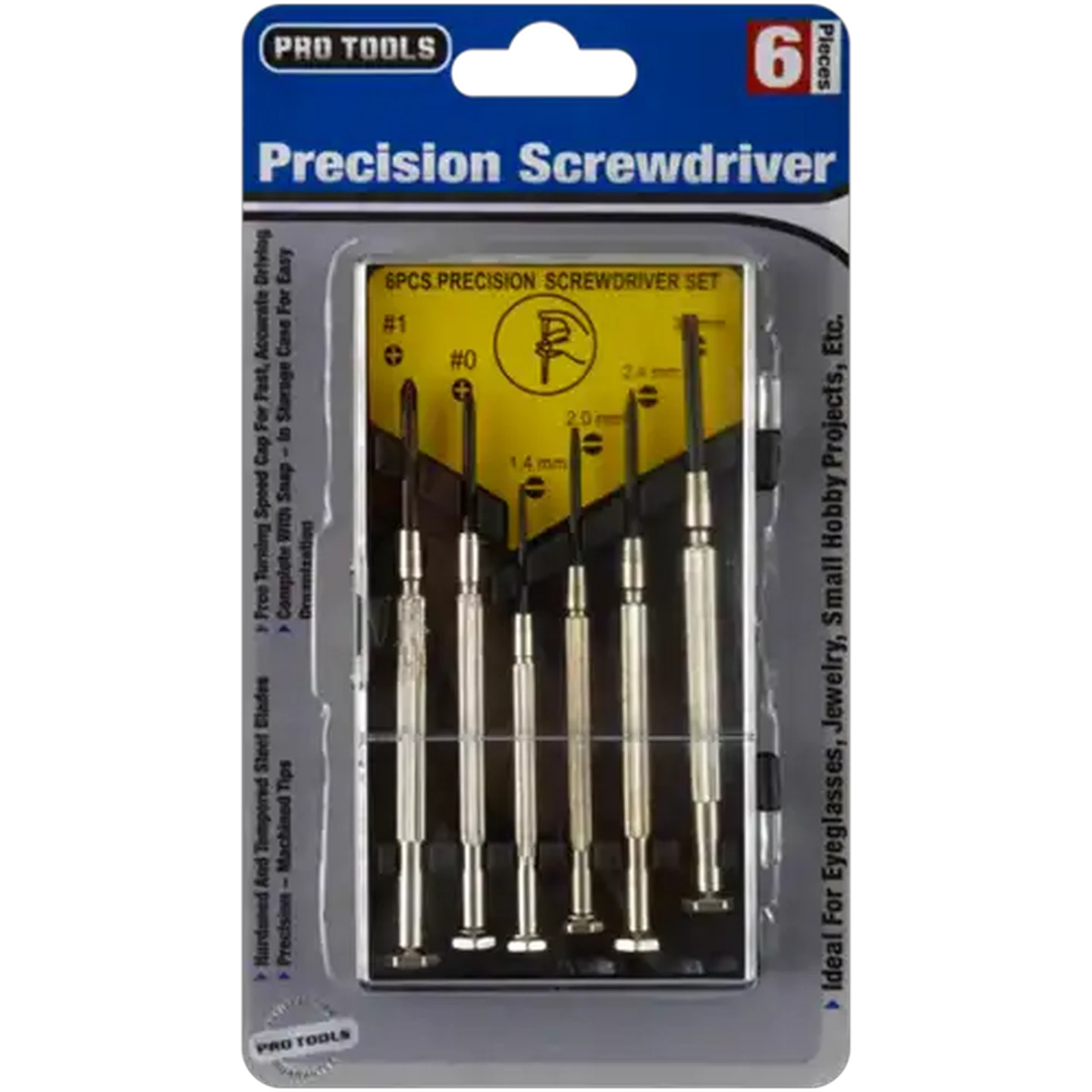 Image of Pro Tools Precision Screwdriver Set 6 Piece
