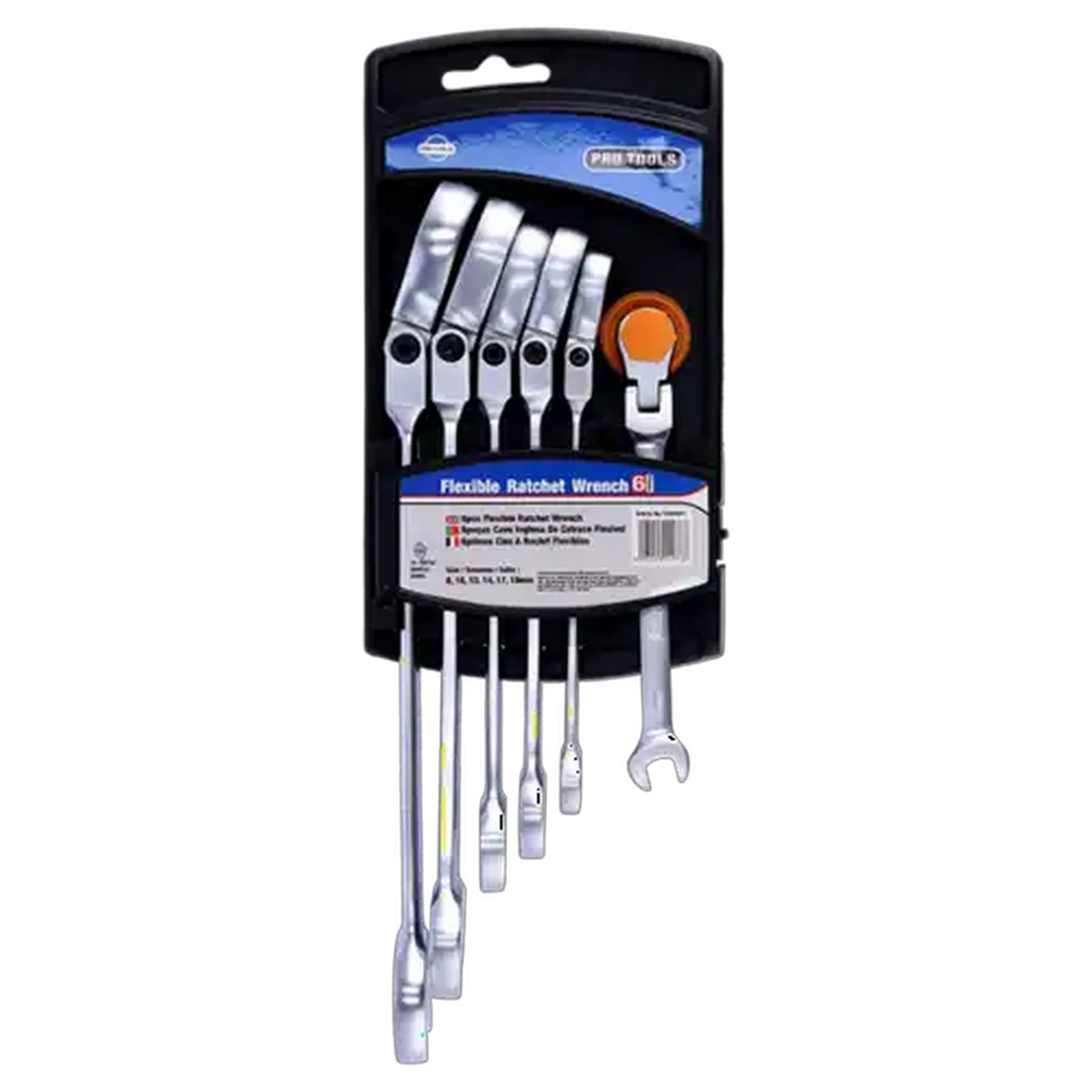 Image of Pro Tools Flexible Ratchet Wrench 6 Piece