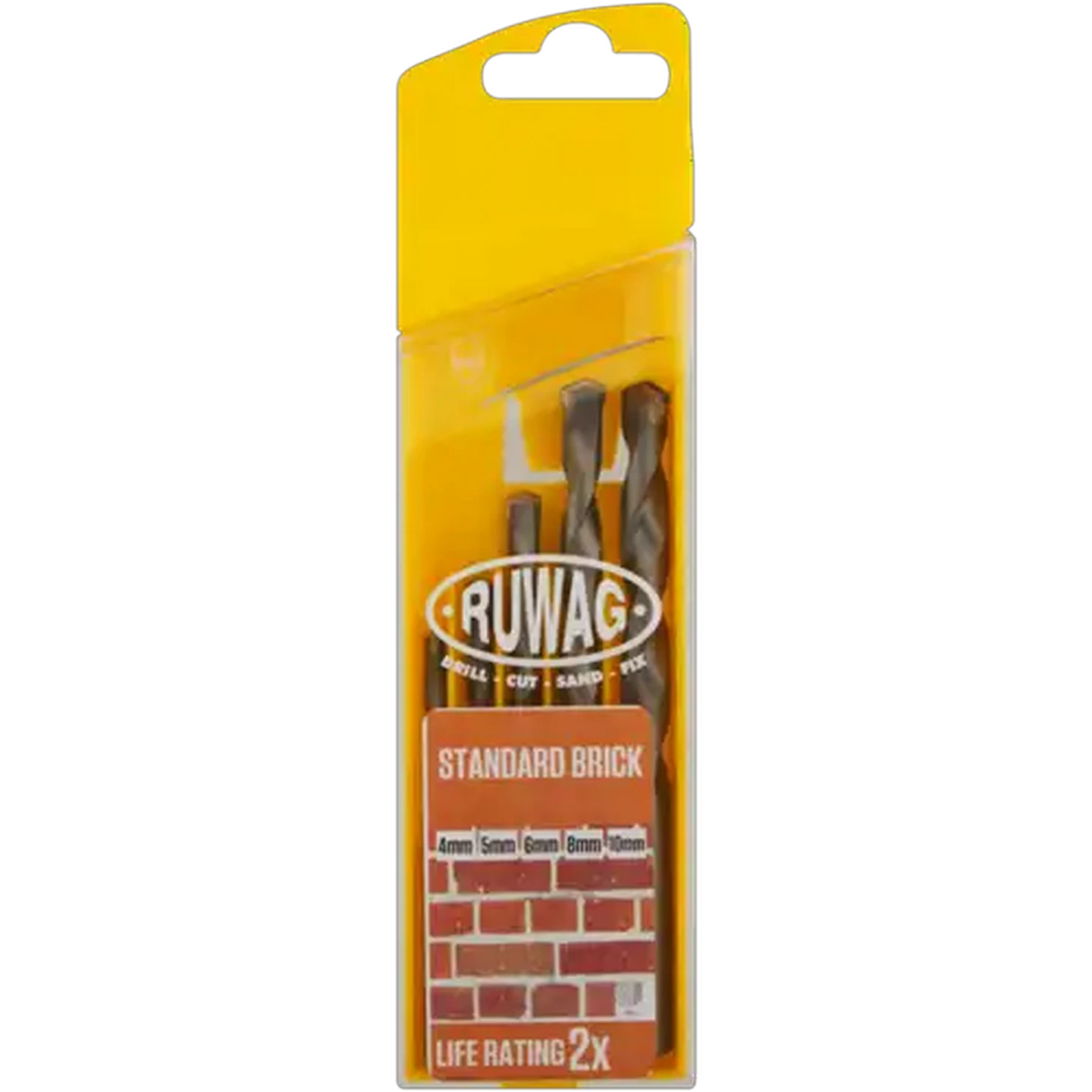 Image of Ruwag Standard Brick Drill Bit Set 5 Piece