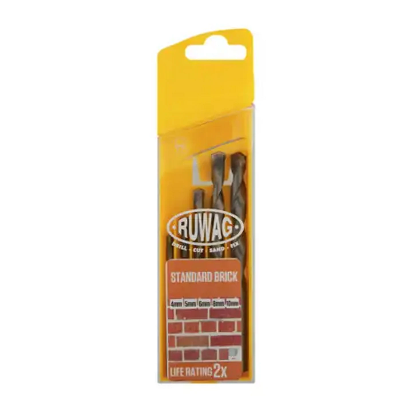 Image of Ruwag Standard Brick Drill Bit Set 5 Piece